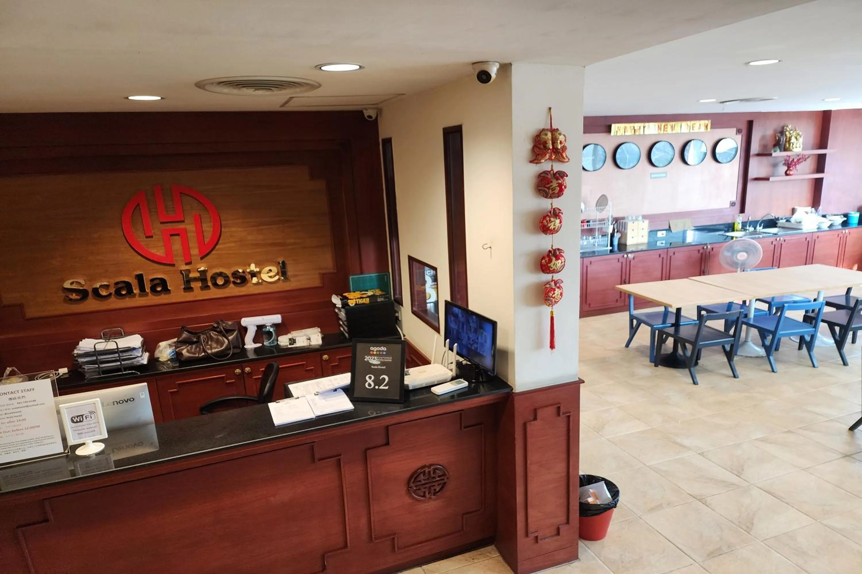 Lobby or reception in Scala Hostel