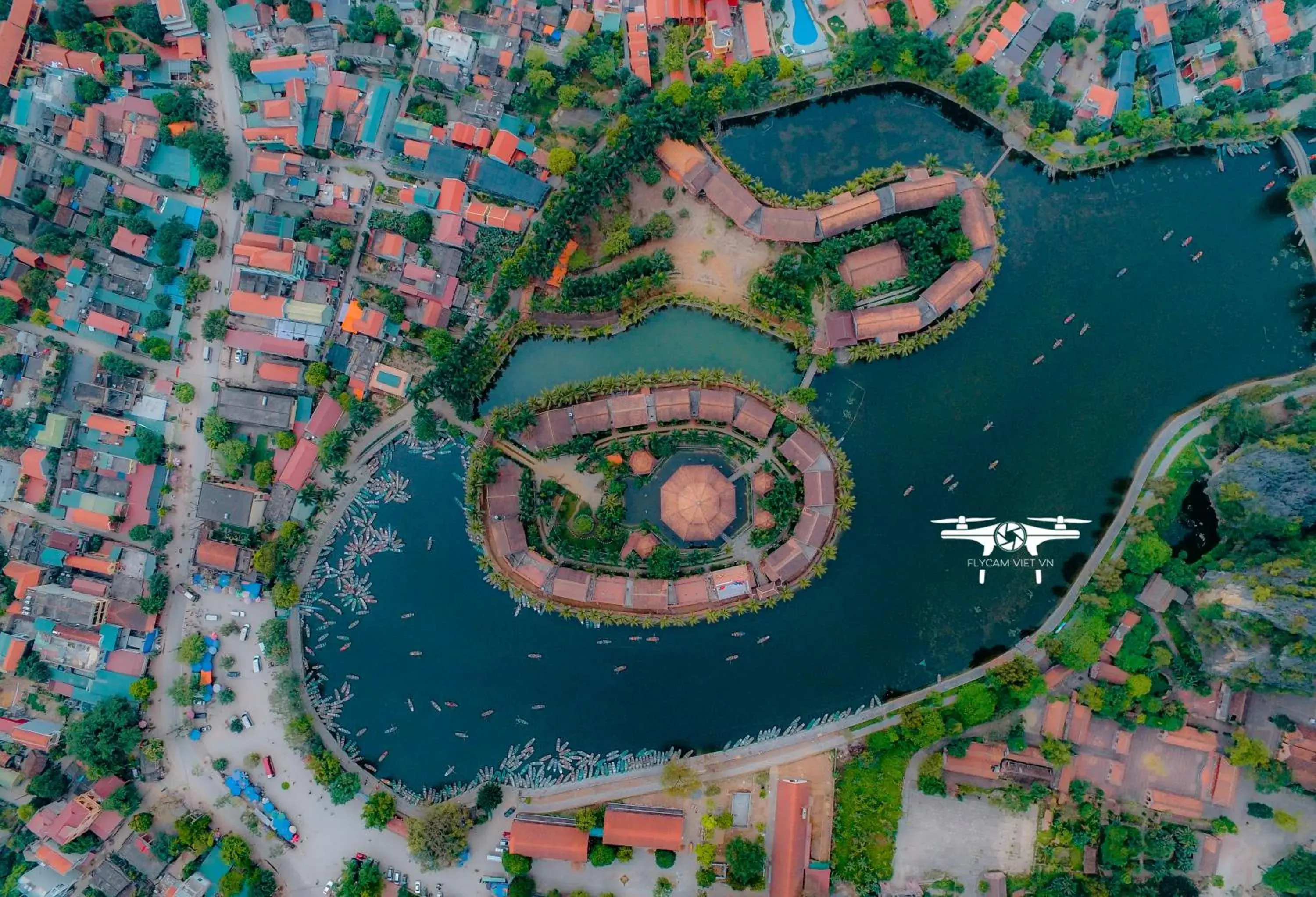 Bird's eye view in Tam Coc Ngo Đong Homestay Bird's eye view in Tam Coc Ngo Đong Homestay