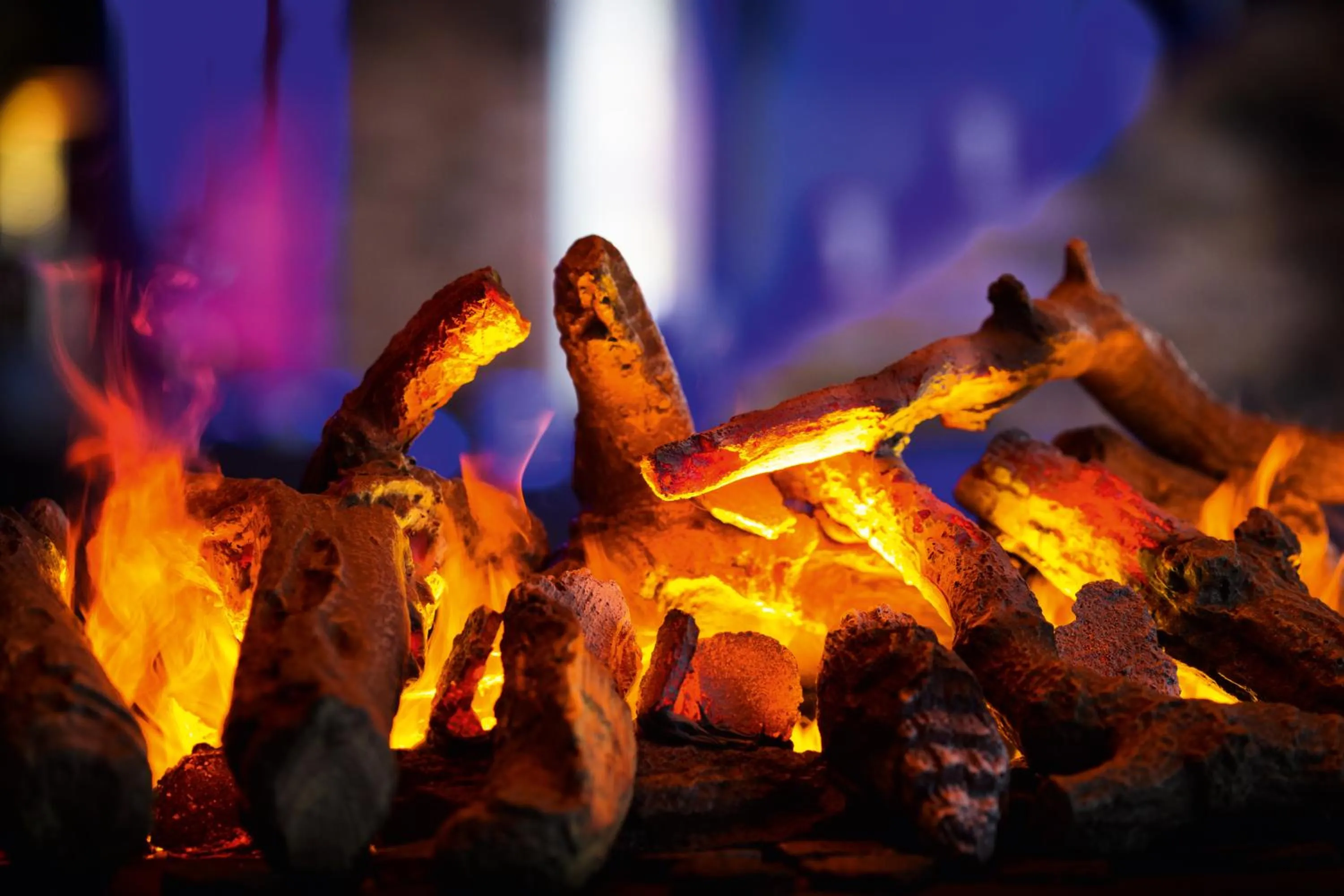 fireplace in Hotel PULSE8