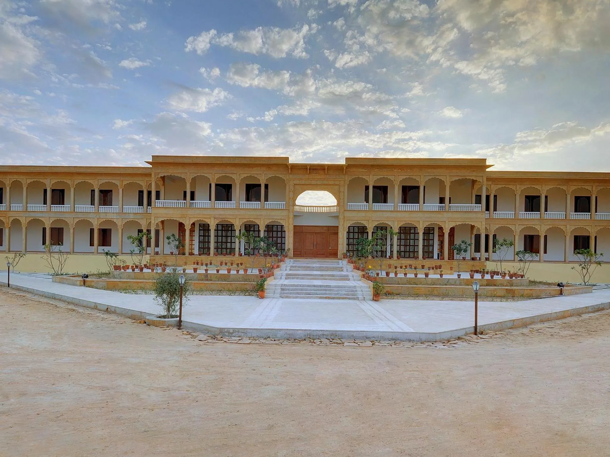 Facade/entrance in Club Mahindra Jaisalmer