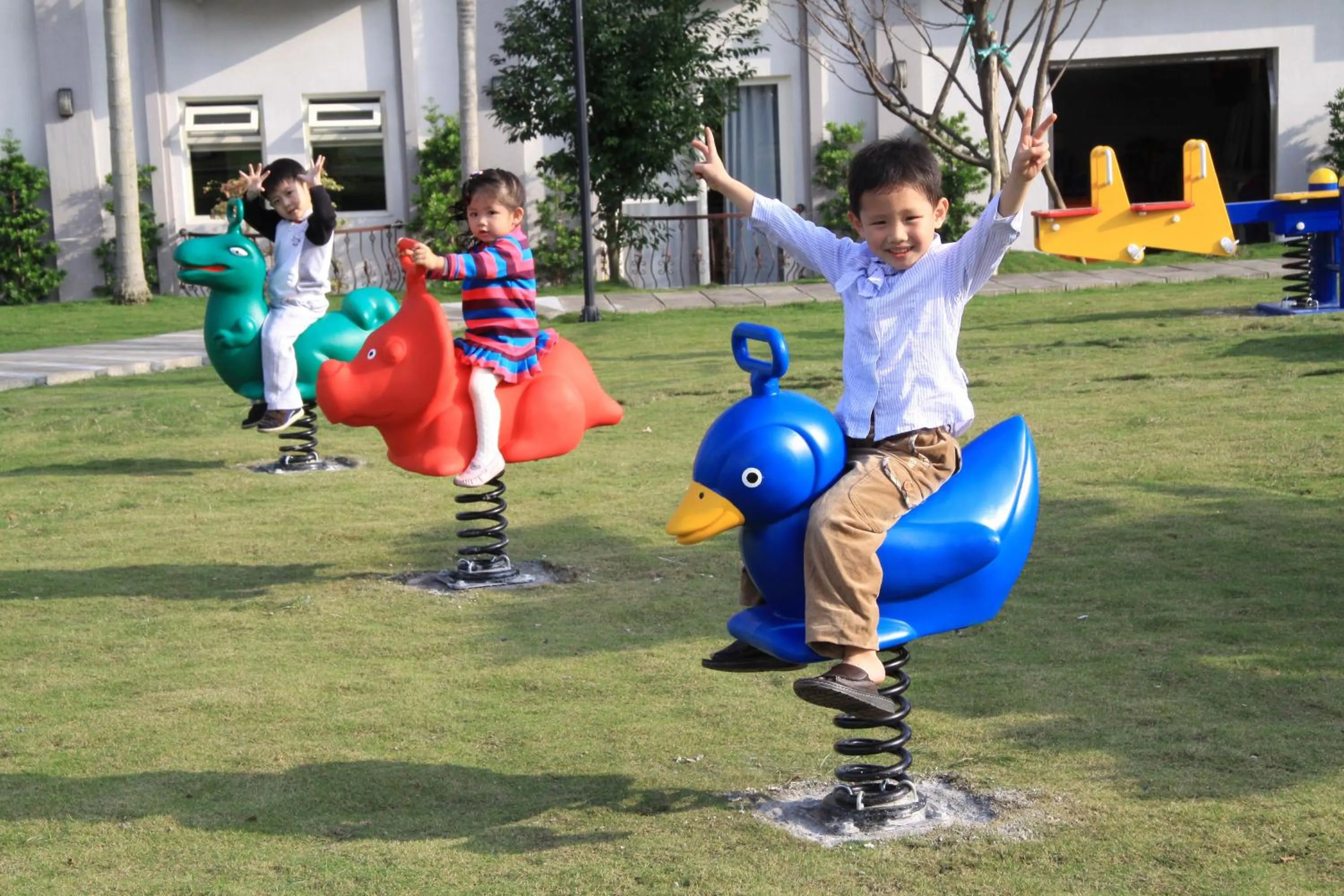 Children play ground in Spring Fountain Hotel