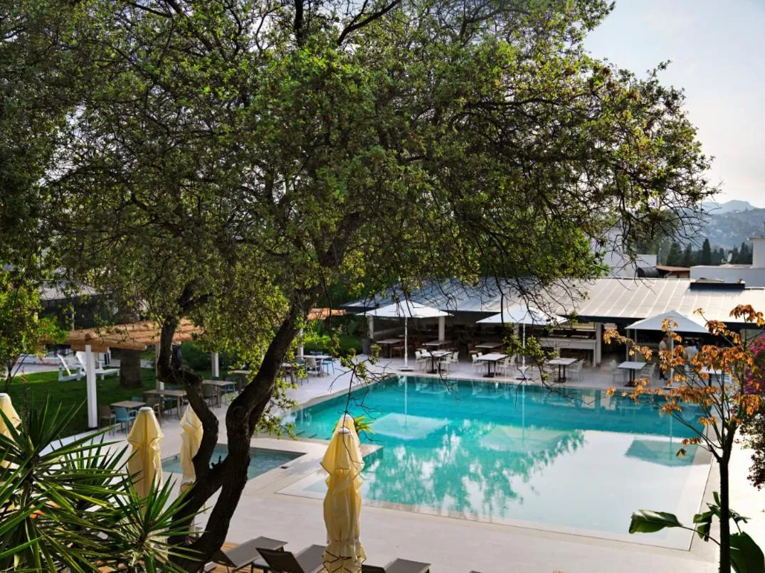 Pool view in Dorman Suites