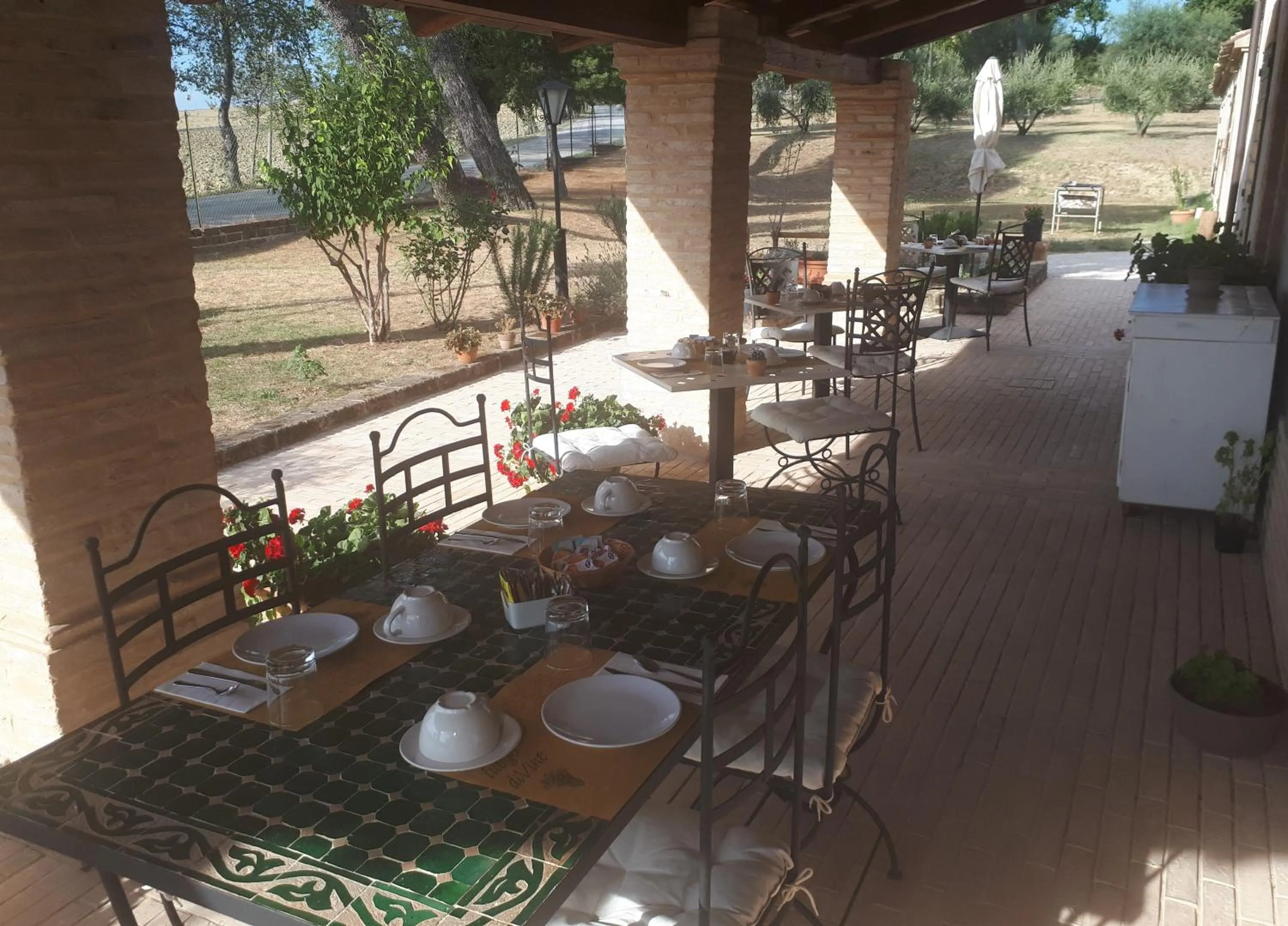 Balcony/Terrace in B&B I Pini Di Storaco