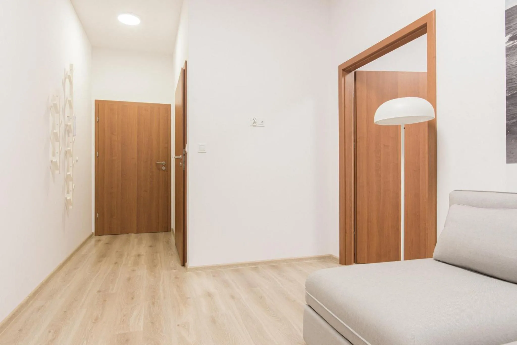 Living room, Bed in Dom gościnny Luk Luk
