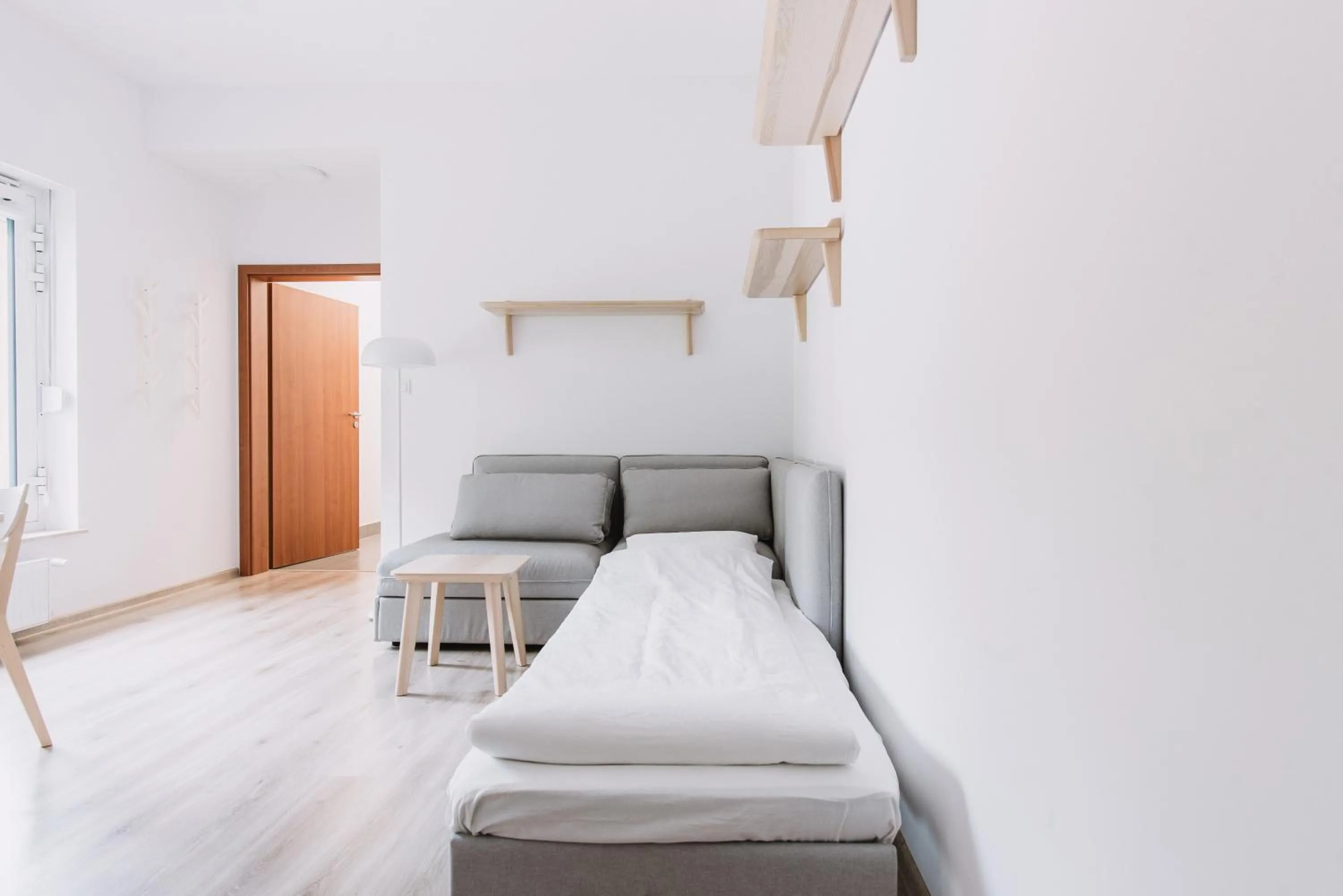 Living room, Bed in Dom gościnny Luk Luk