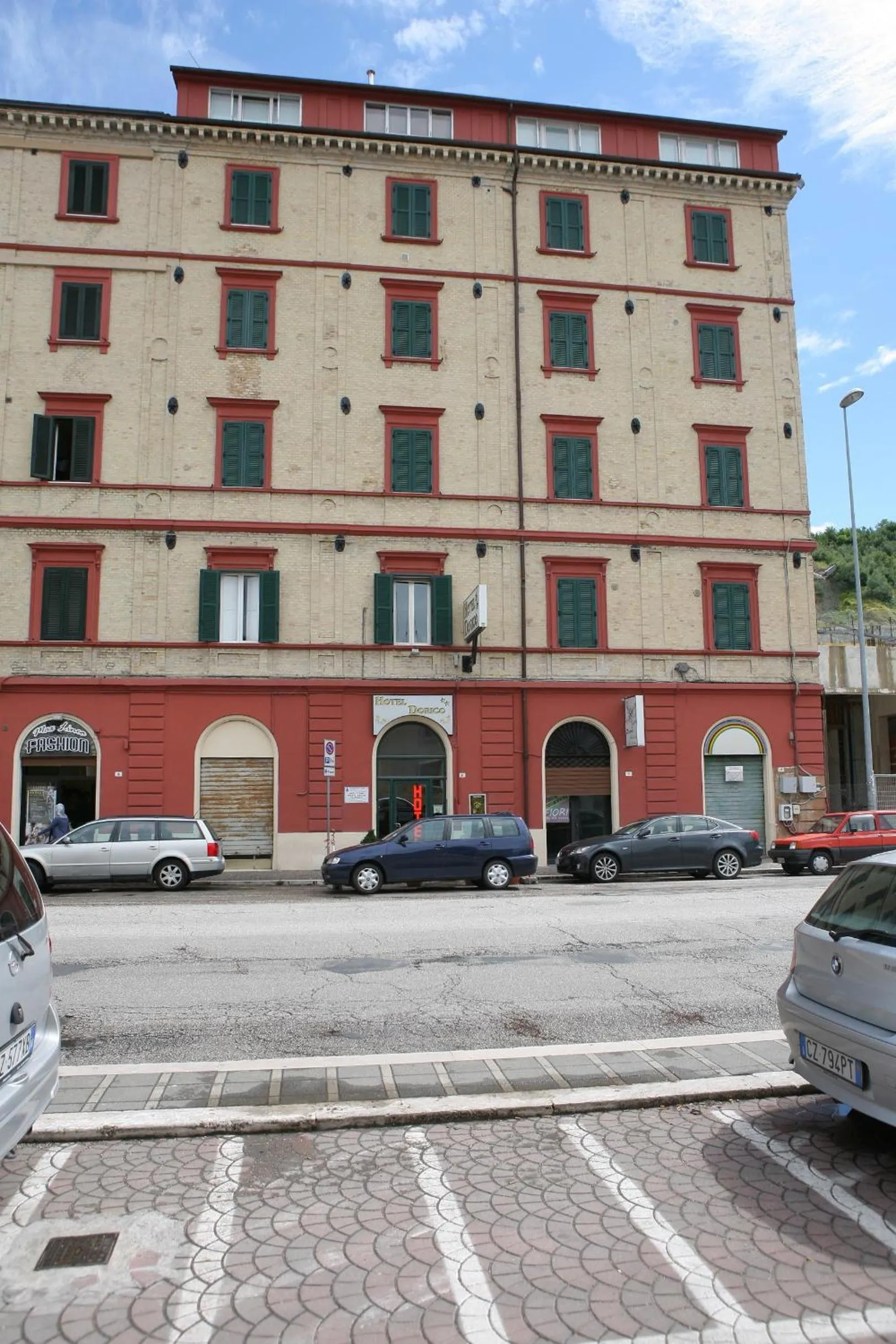 Facade/entrance in Hotel Dorico