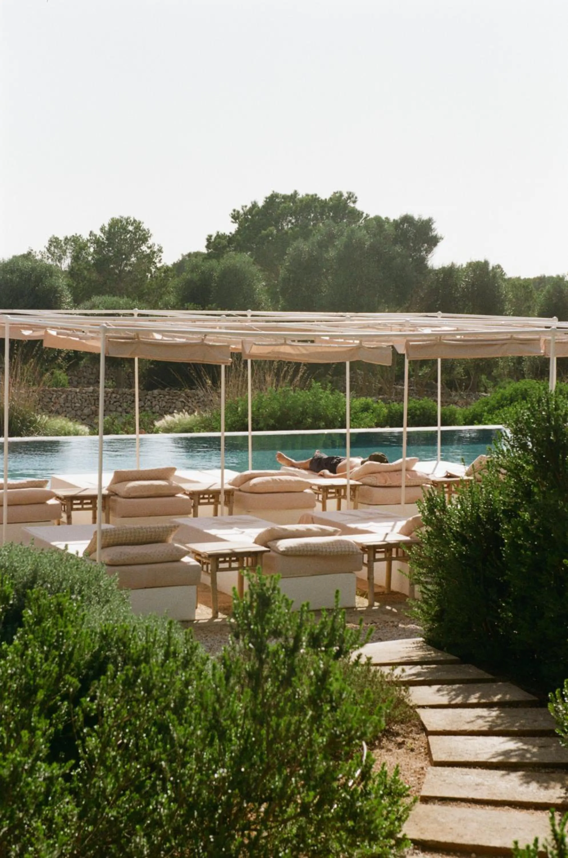 Swimming pool in Menorca Experimental