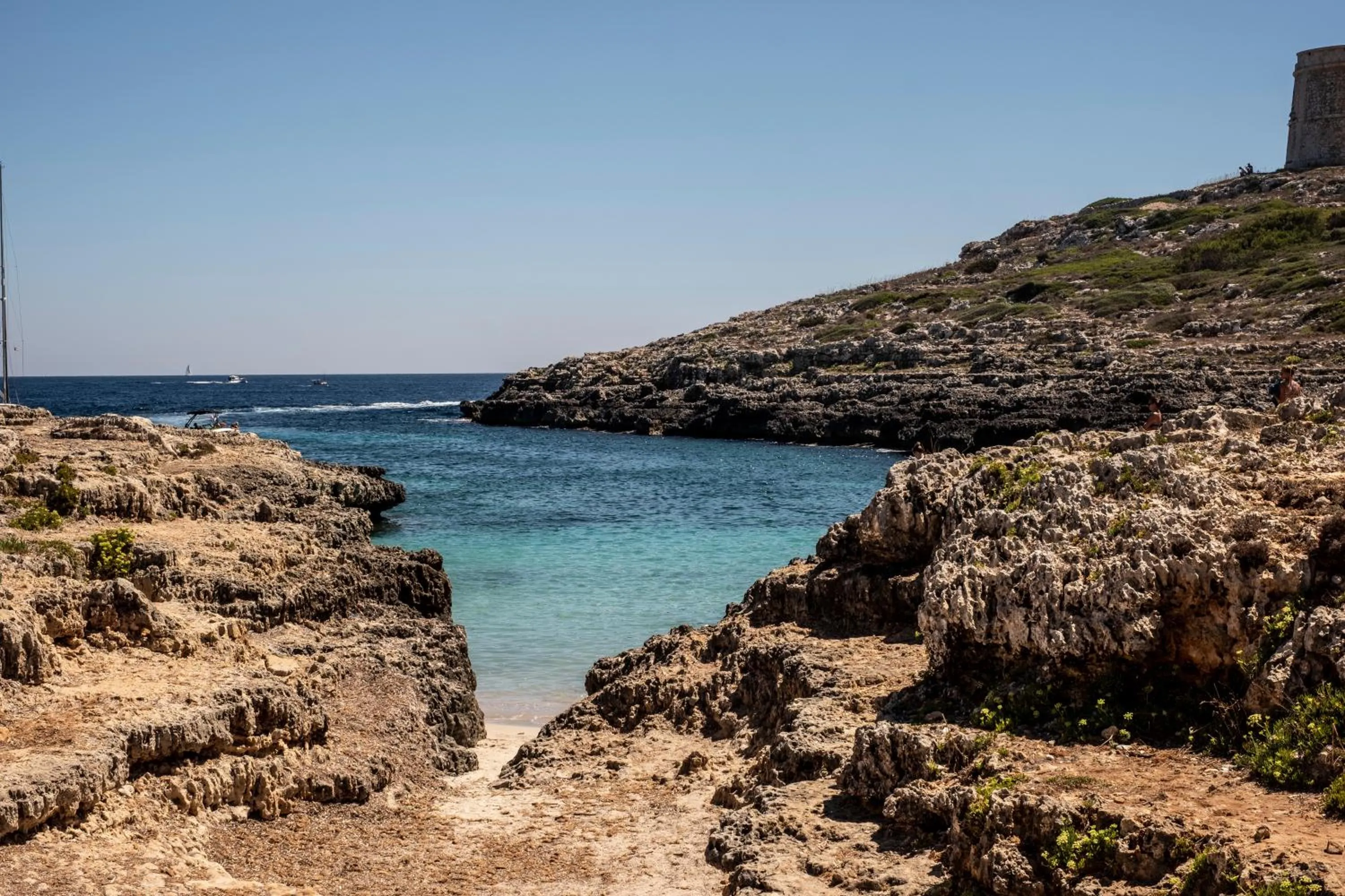 Beach in Menorca Experimental
