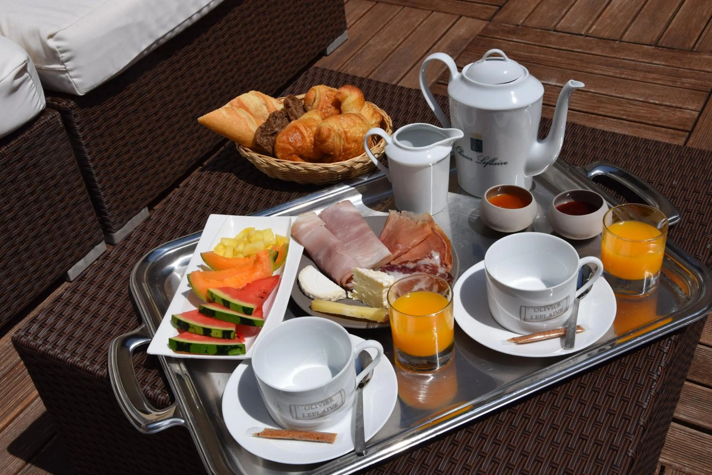 Breakfast in Olivier Leflaive Hôtel Restaurants