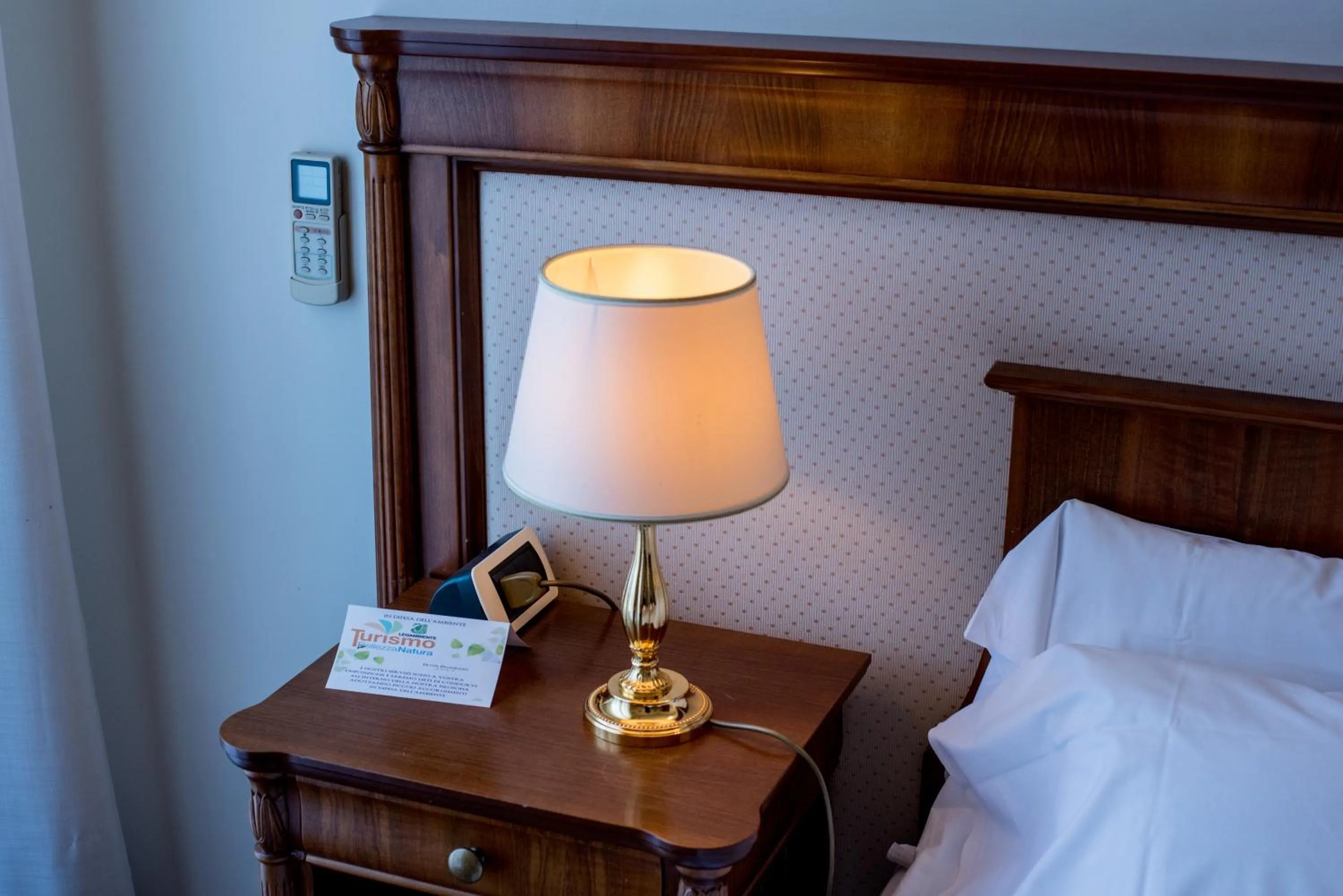 Decorative detail, Bed in Hotel Progresso