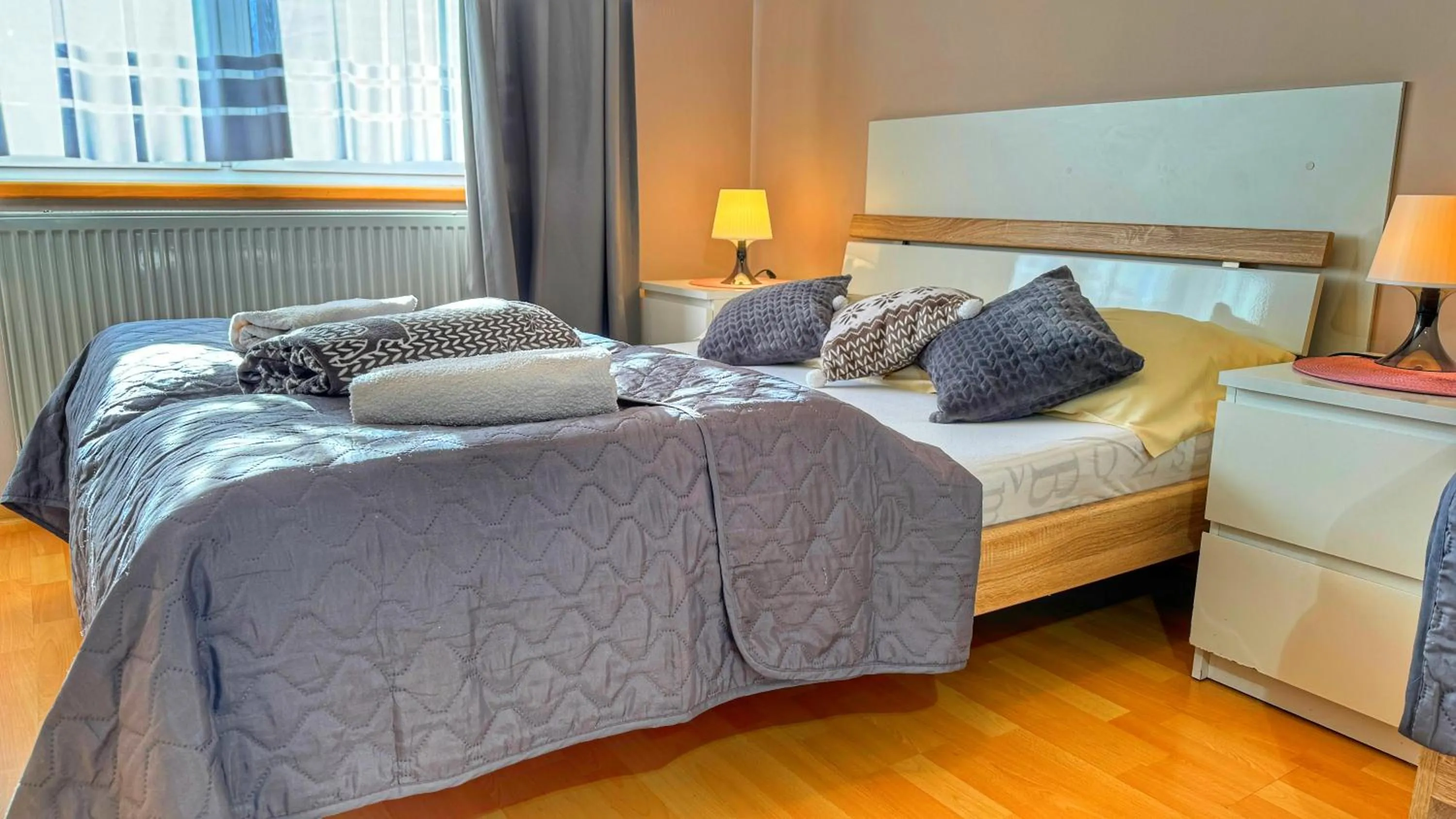 Bed in Villa Broniewskiego