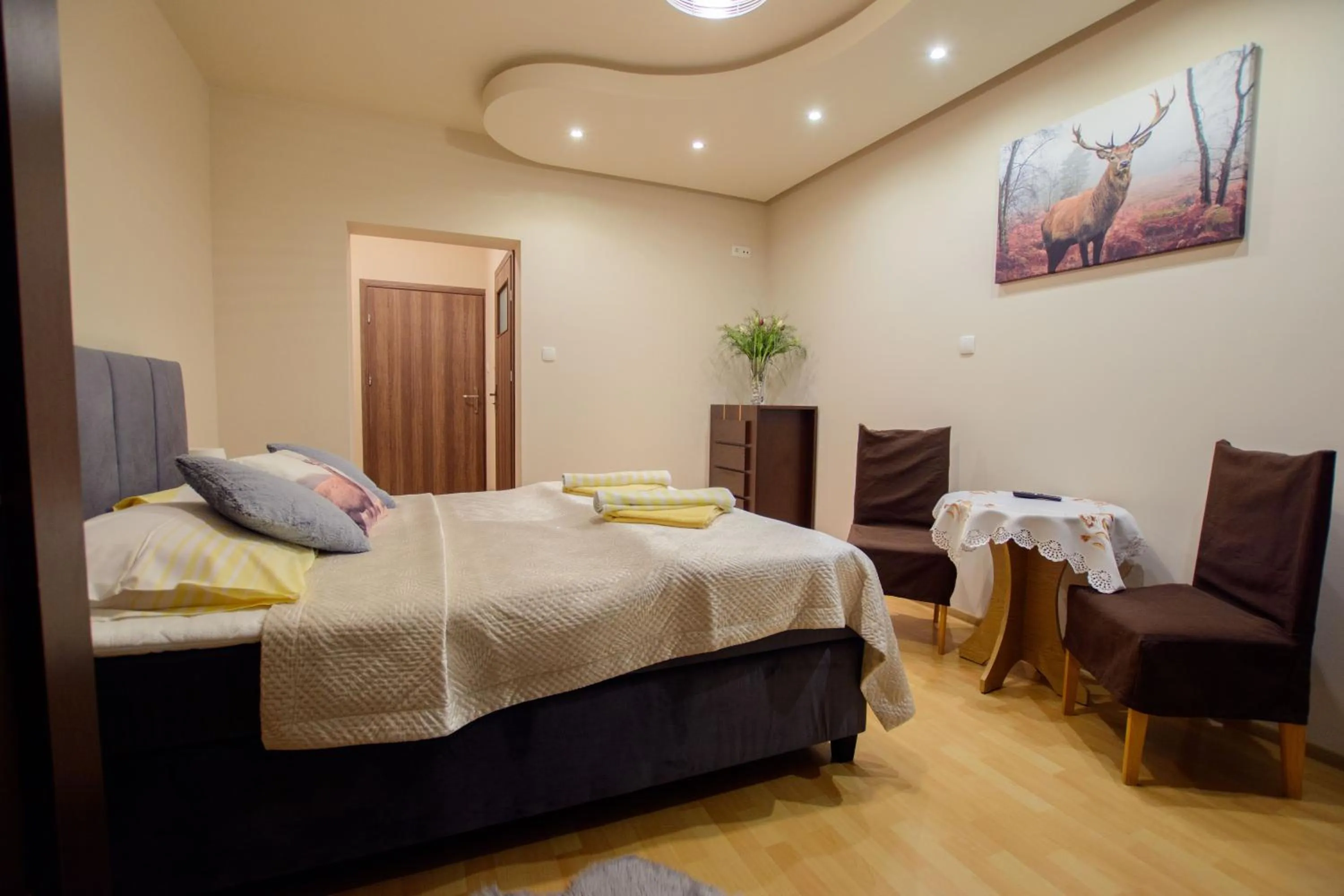 Bed in Villa Broniewskiego