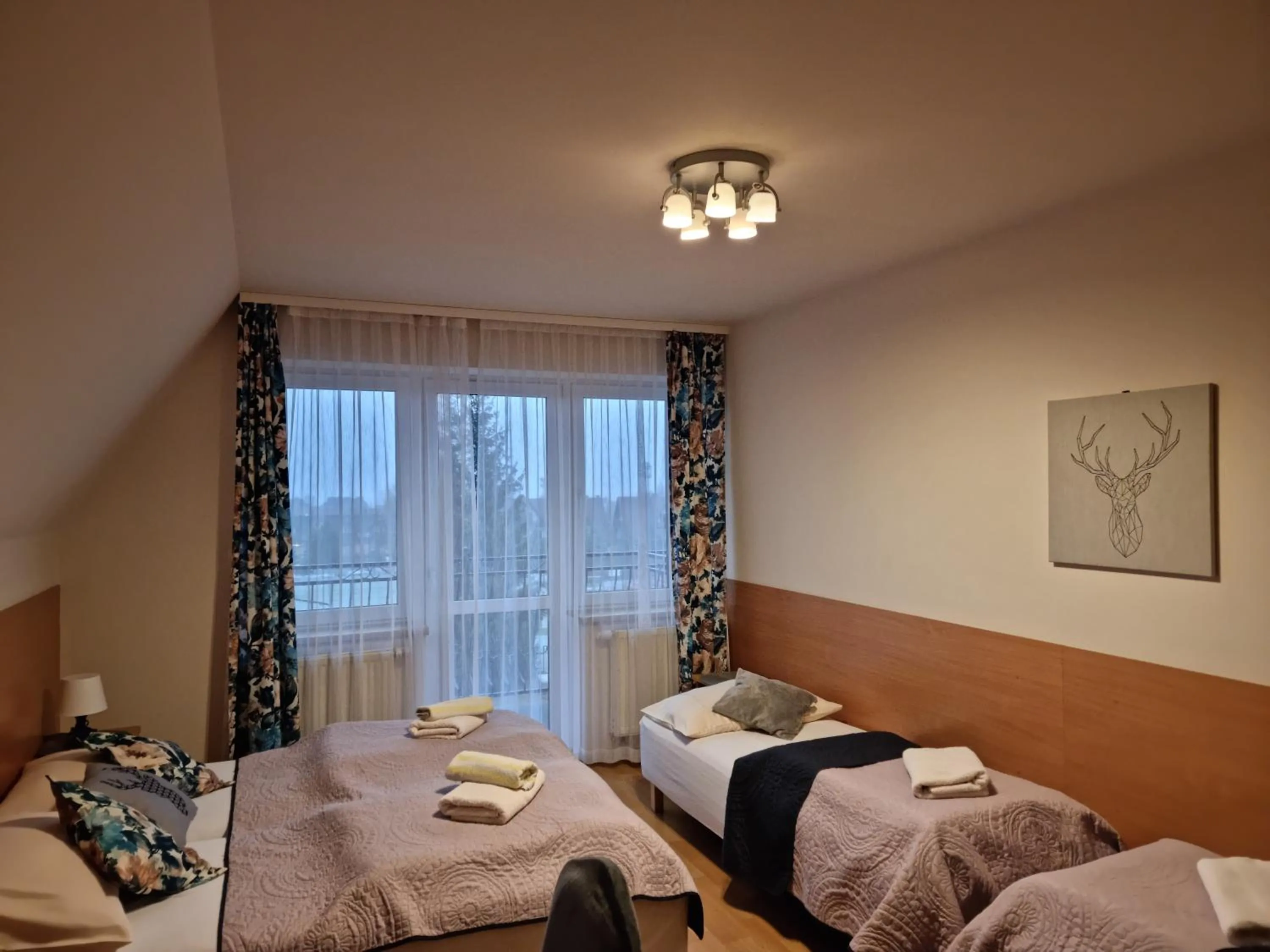 Bed in Villa Broniewskiego