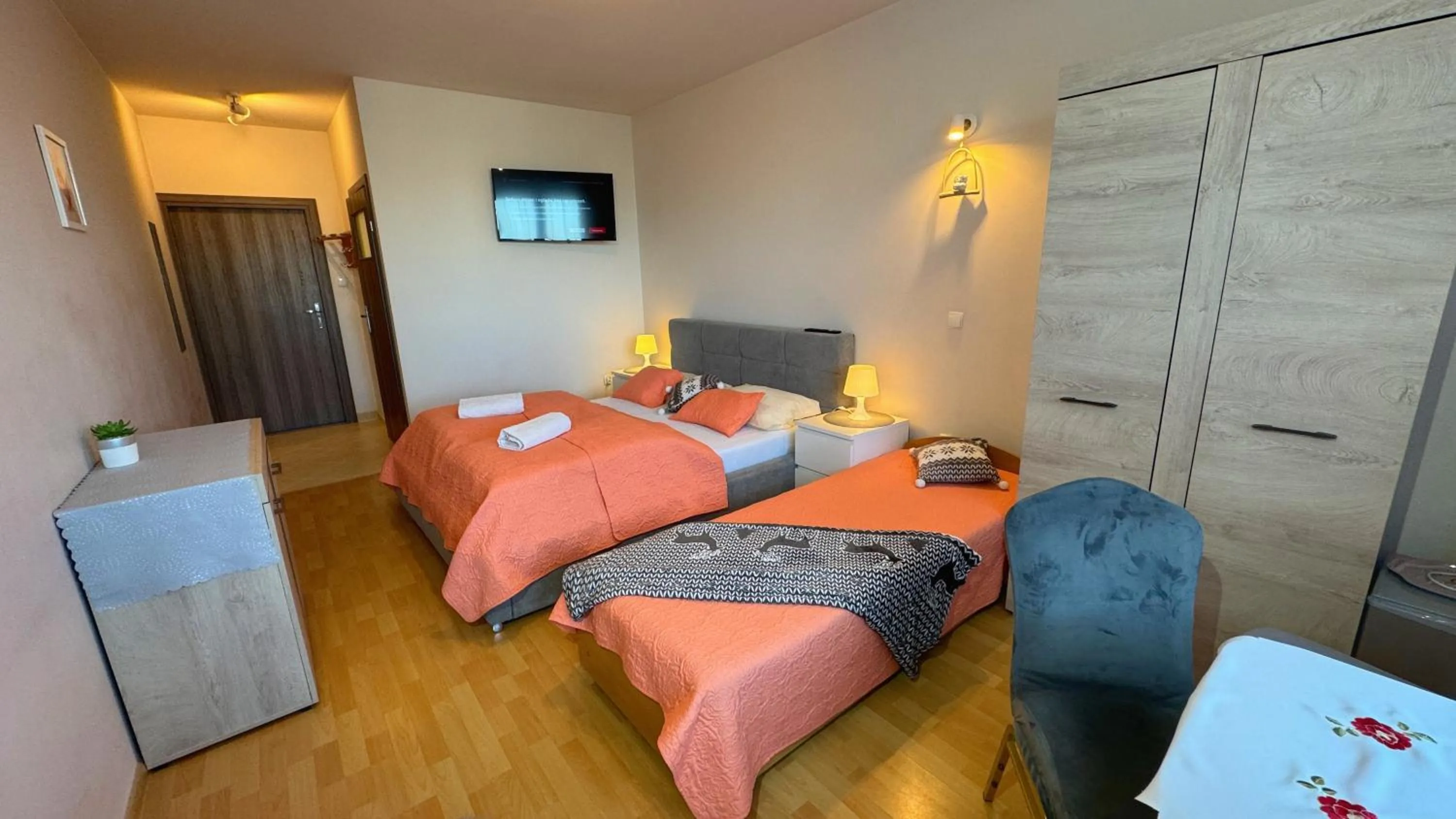 Bed in Villa Broniewskiego