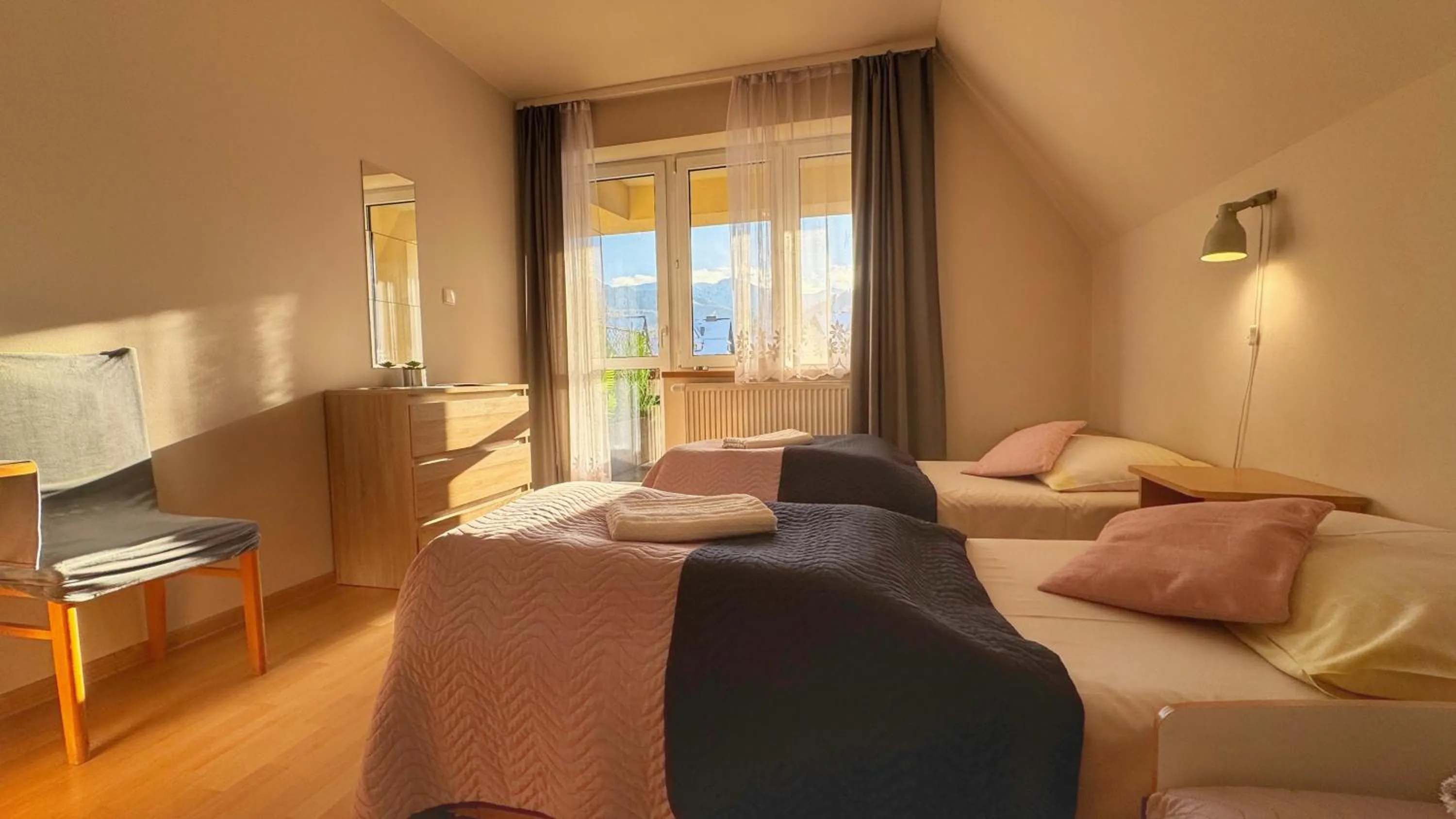 Bed in Villa Broniewskiego