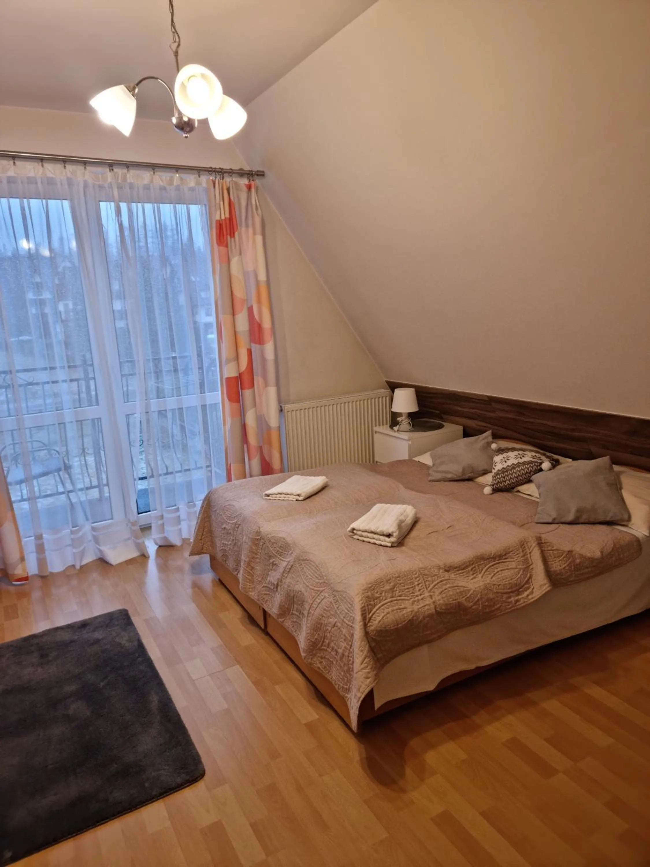 Bed in Villa Broniewskiego