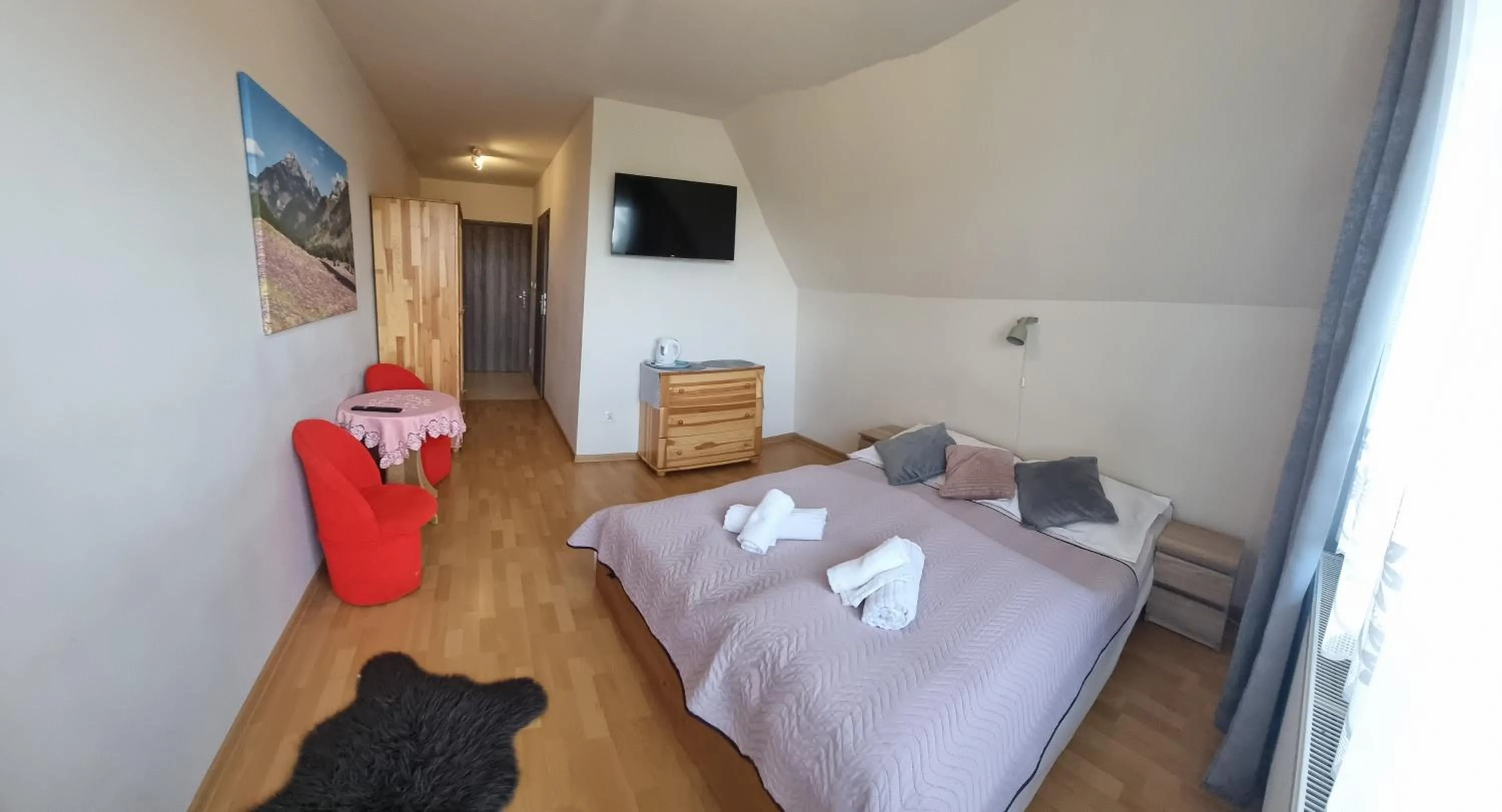 Bed in Villa Broniewskiego