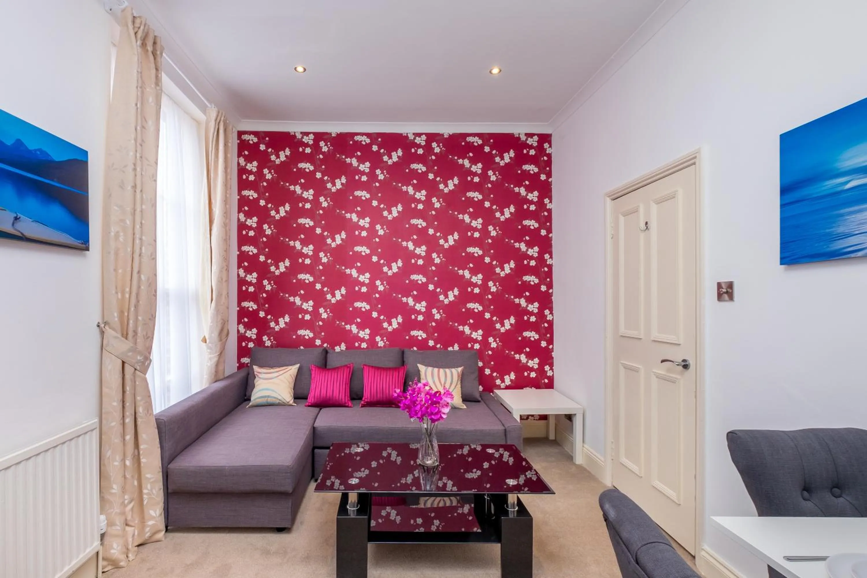 Seating area in Marylebone Apartments