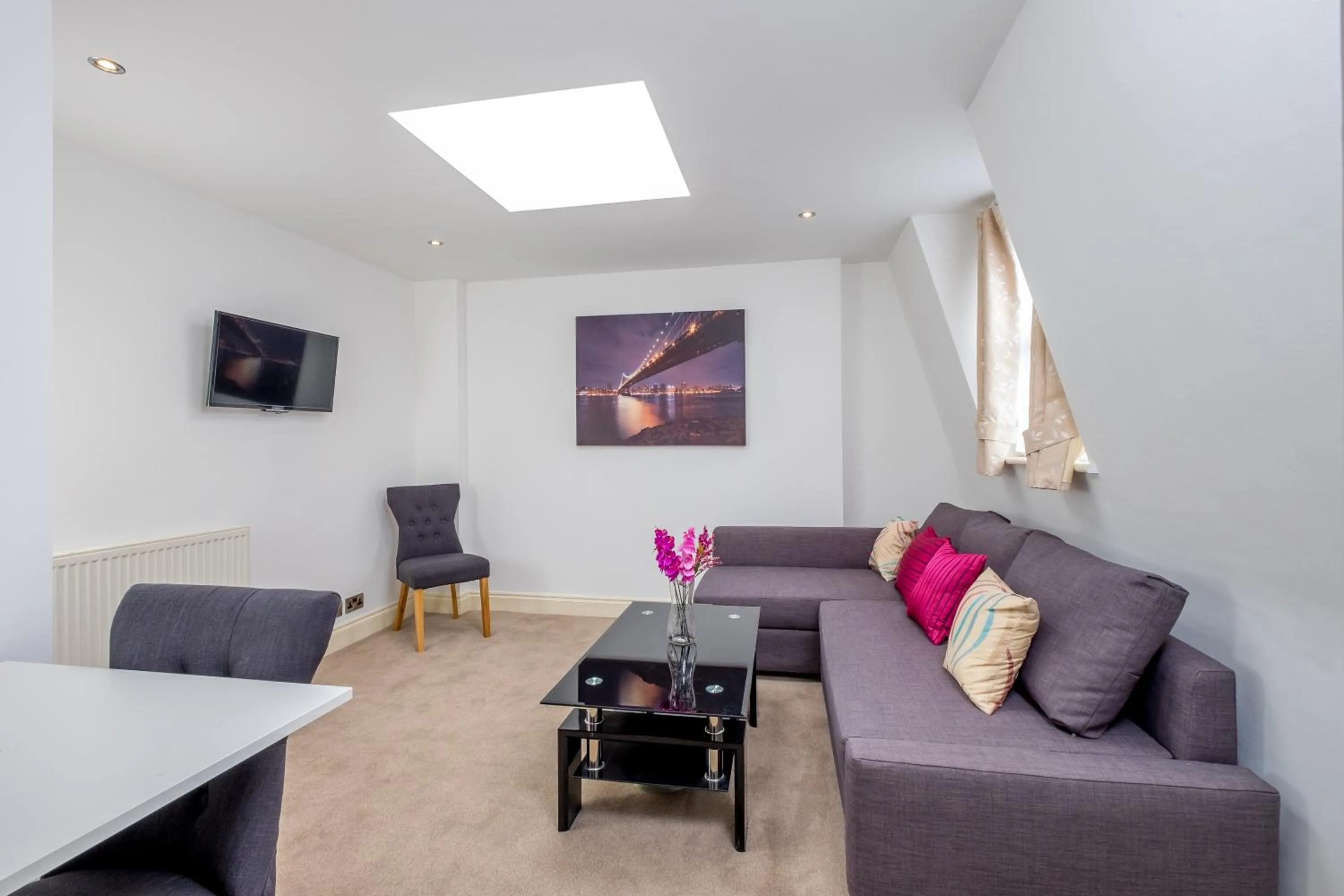 Seating area in Marylebone Apartments