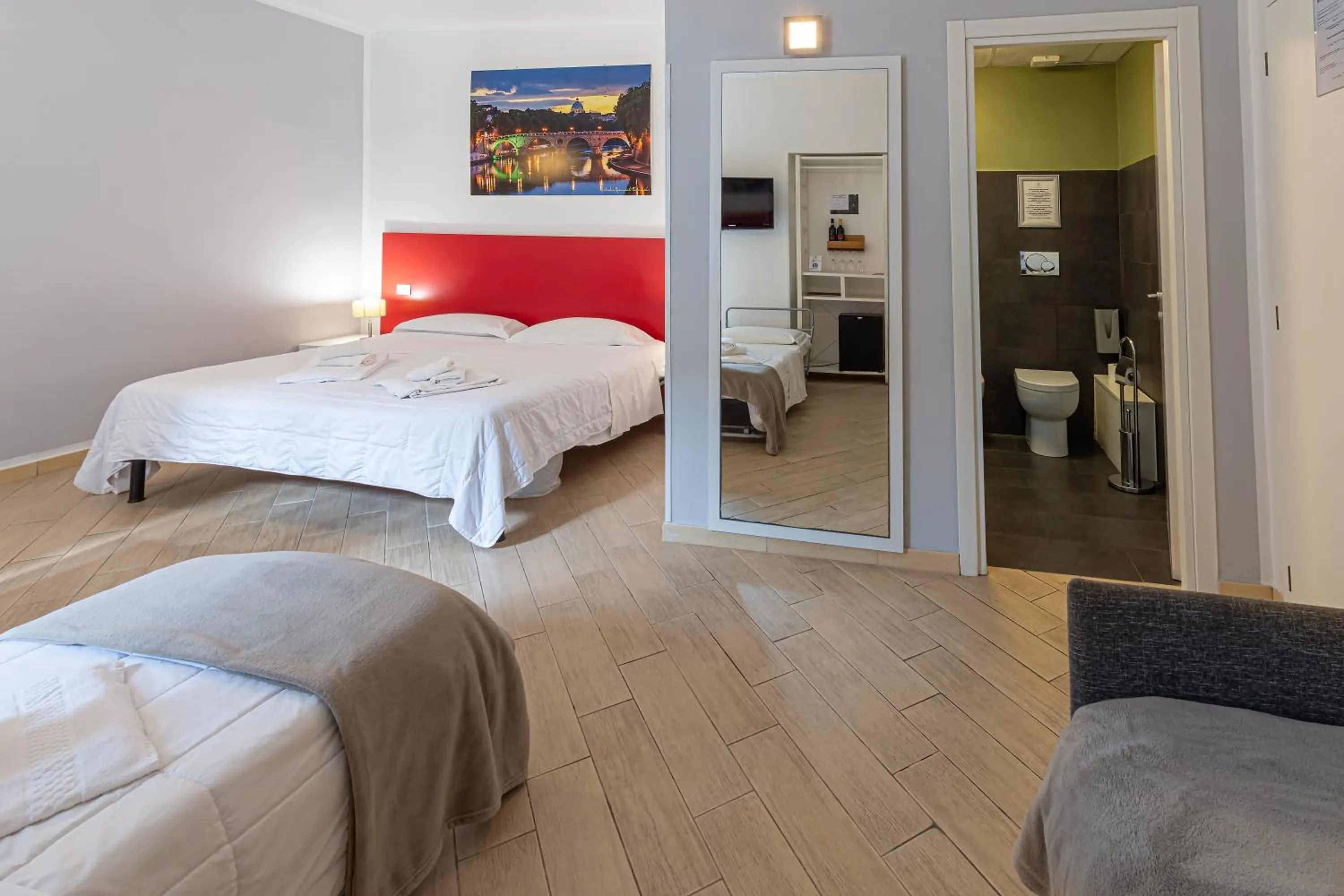 Bed in B&B A Picture of Rome