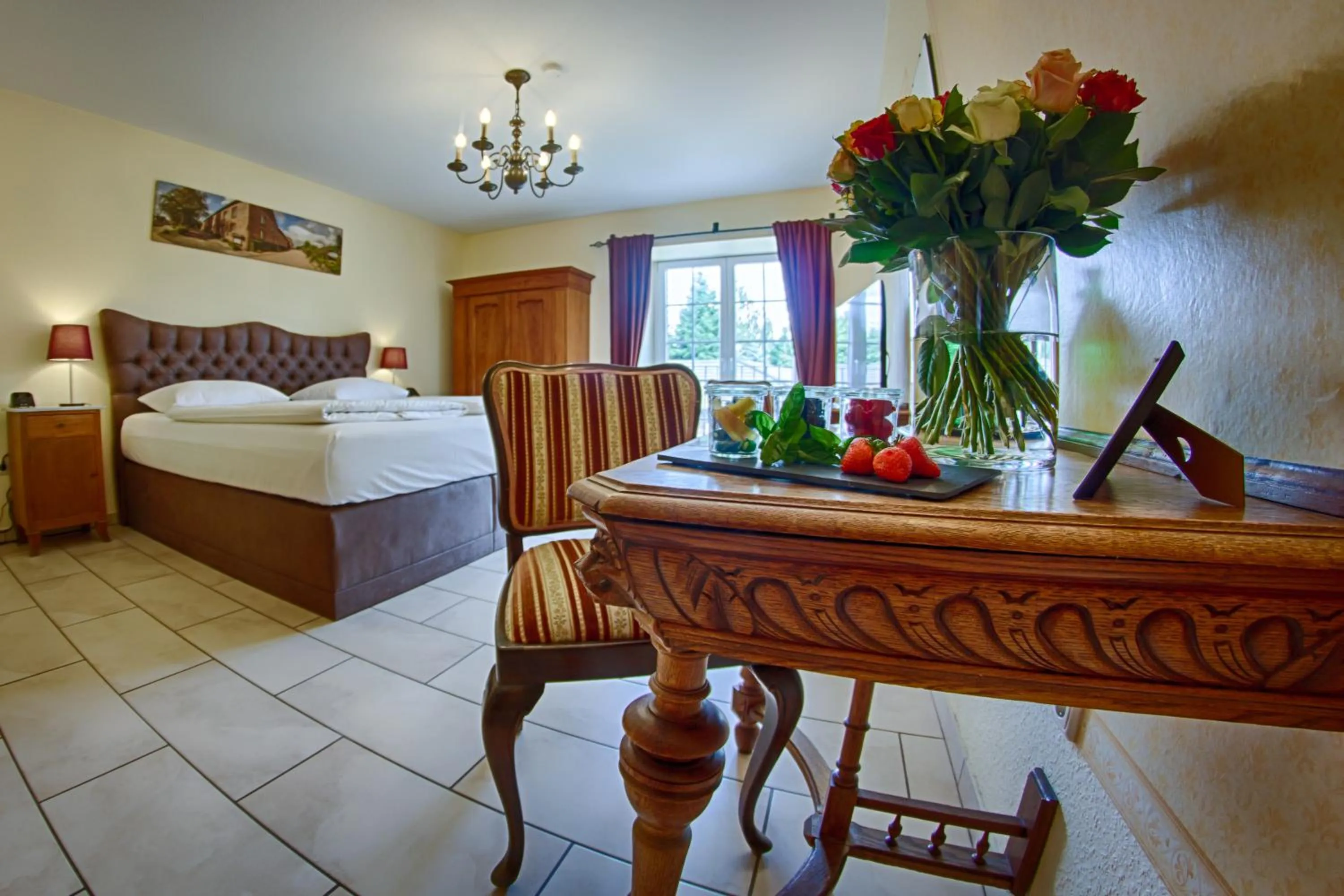 Photo of the whole room, Bed in Landhaus Göddertzhof