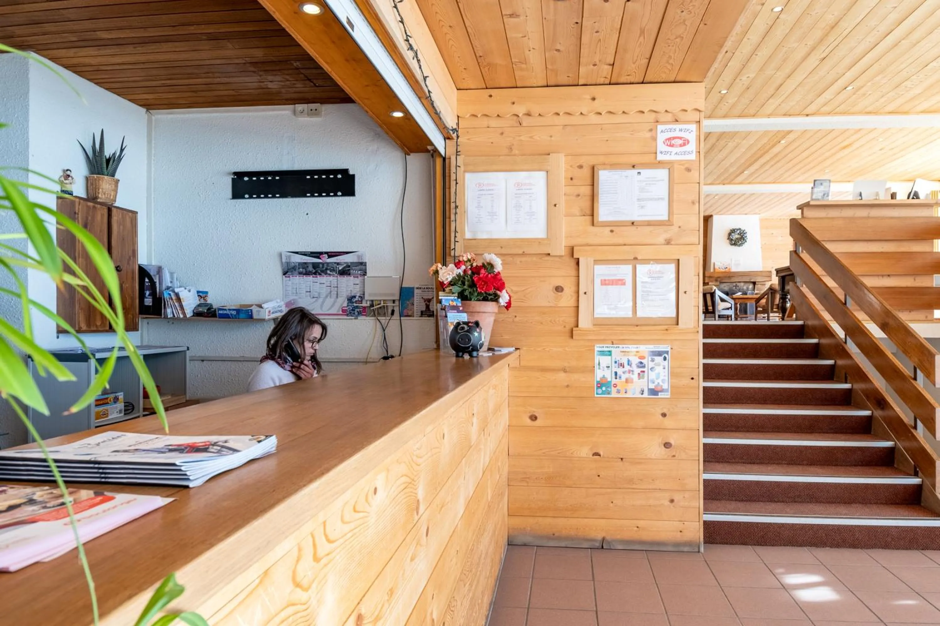 Lobby or reception in Résidence Pierre & Vacances Le Gypaète