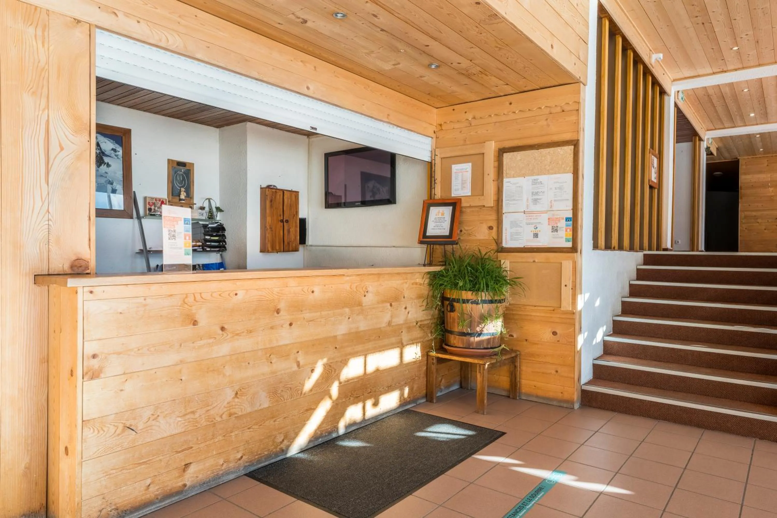Lobby or reception in Résidence Pierre & Vacances Le Gypaète
