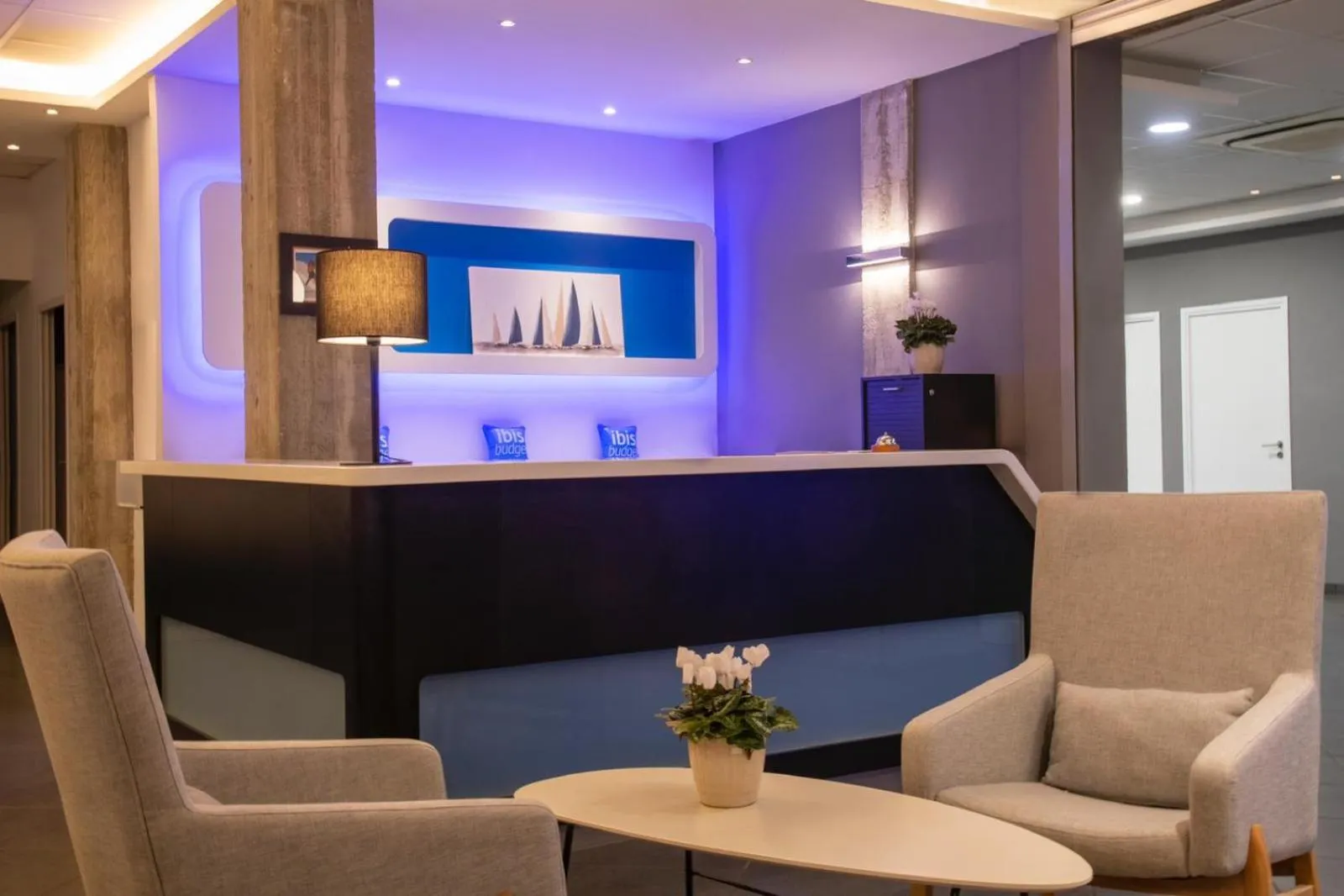 Lobby or reception in ibis budget Ajaccio
