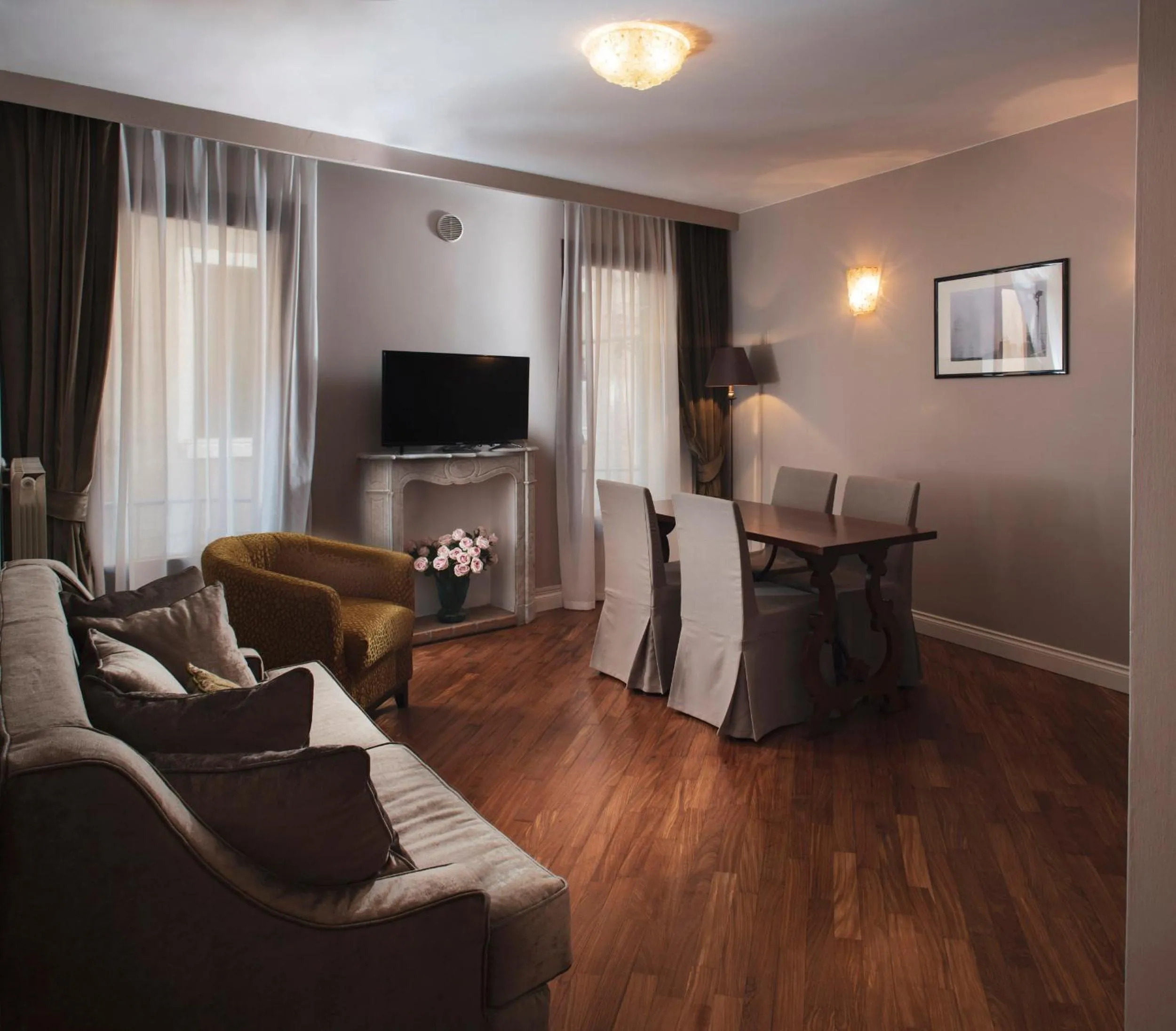 Communal lounge/ TV room in Residenza Ducato Corte Contarina