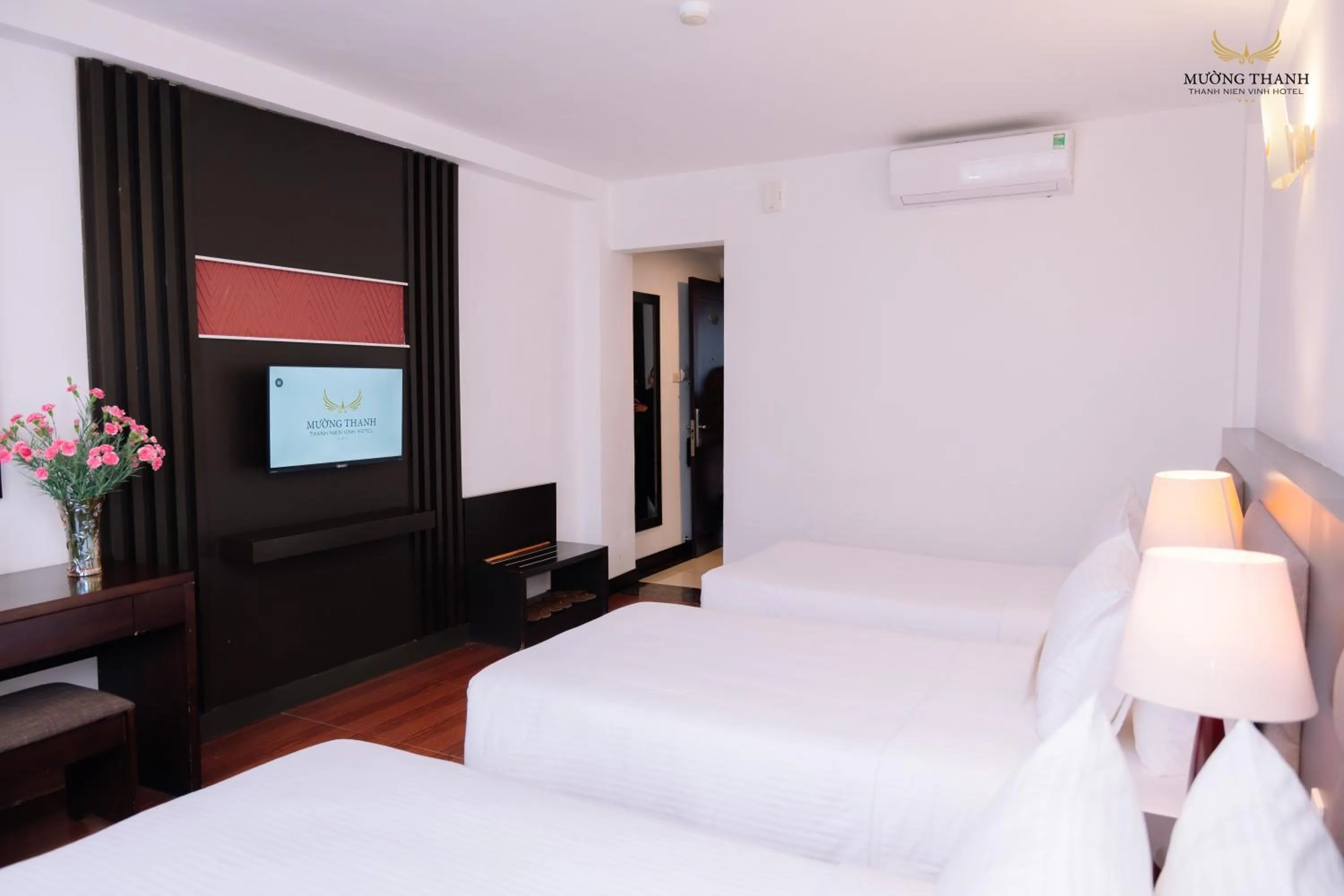 Bed in Muong Thanh Thanh Nien Vinh