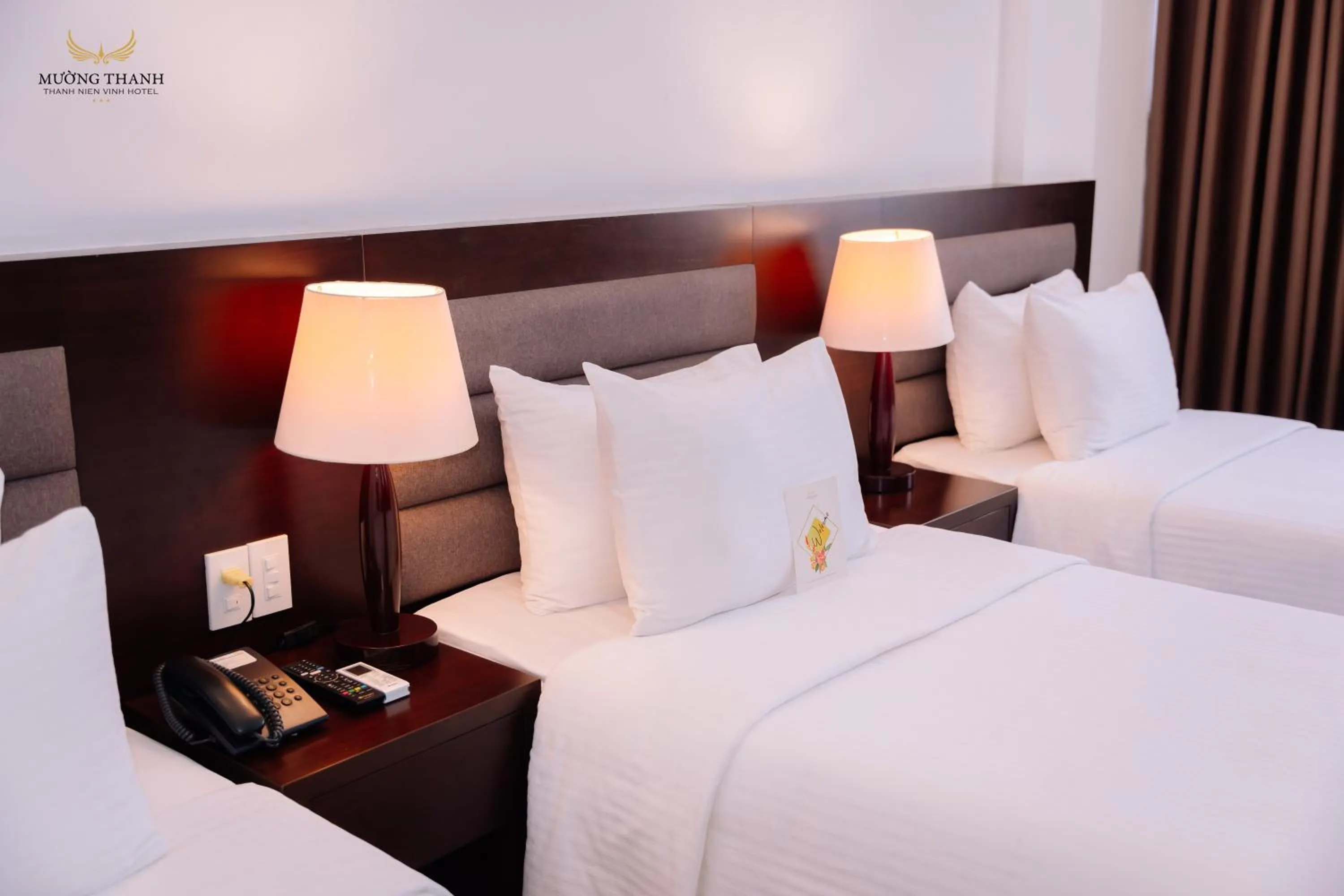 Bed in Muong Thanh Thanh Nien Vinh