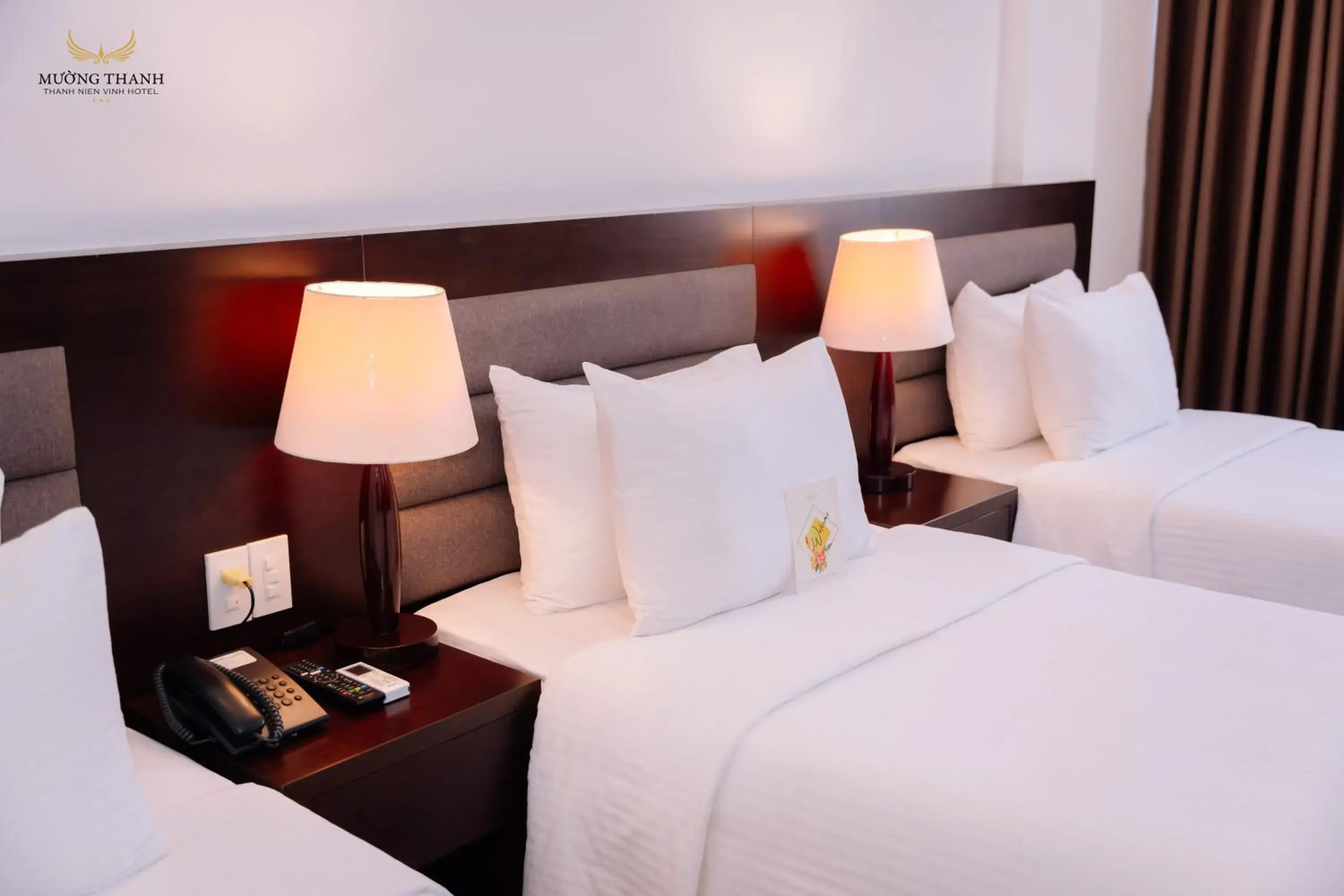 Bed in Muong Thanh Thanh Nien Vinh Bed in Muong Thanh Thanh Nien Vinh