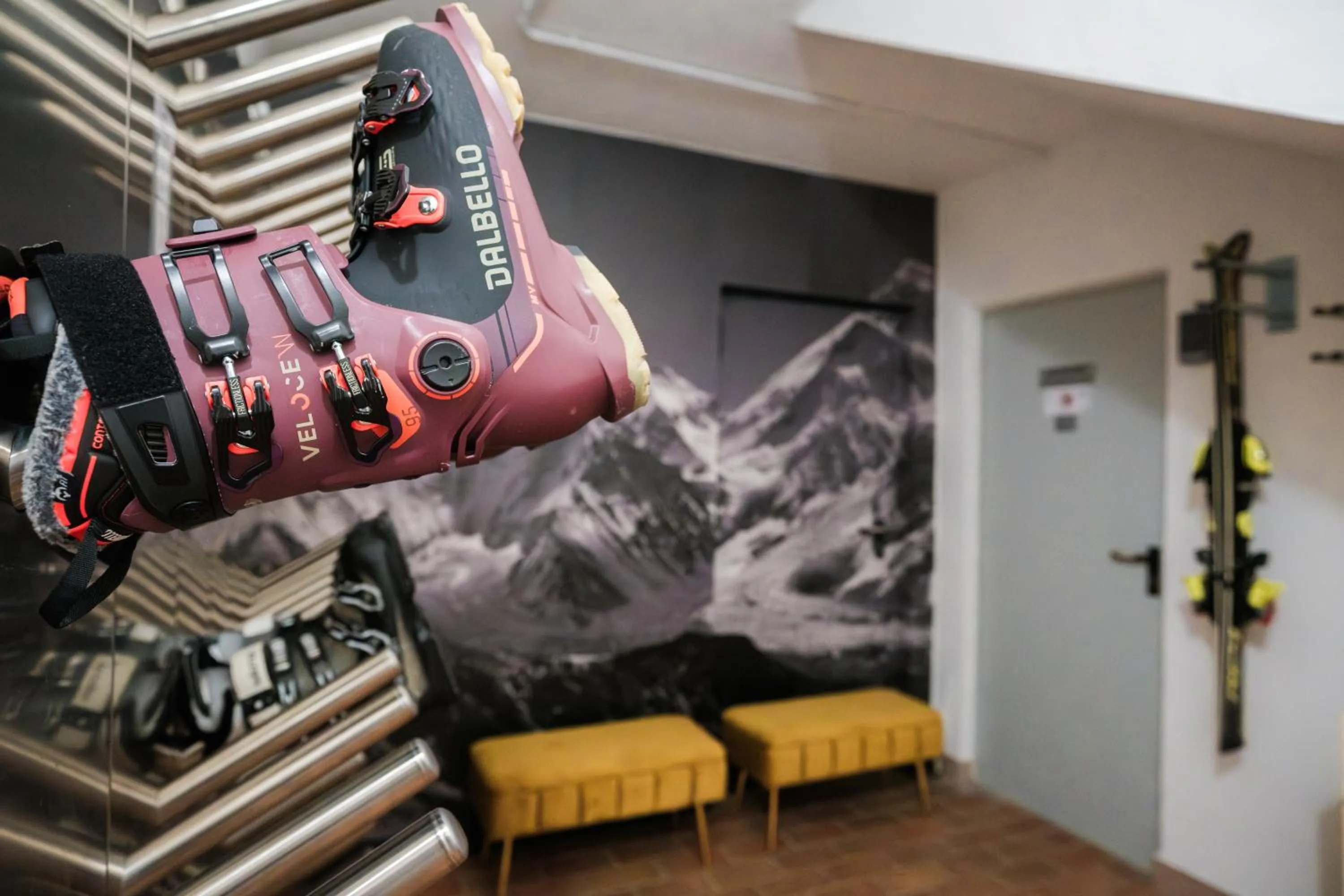 Skiing in Residence Al Caminetto