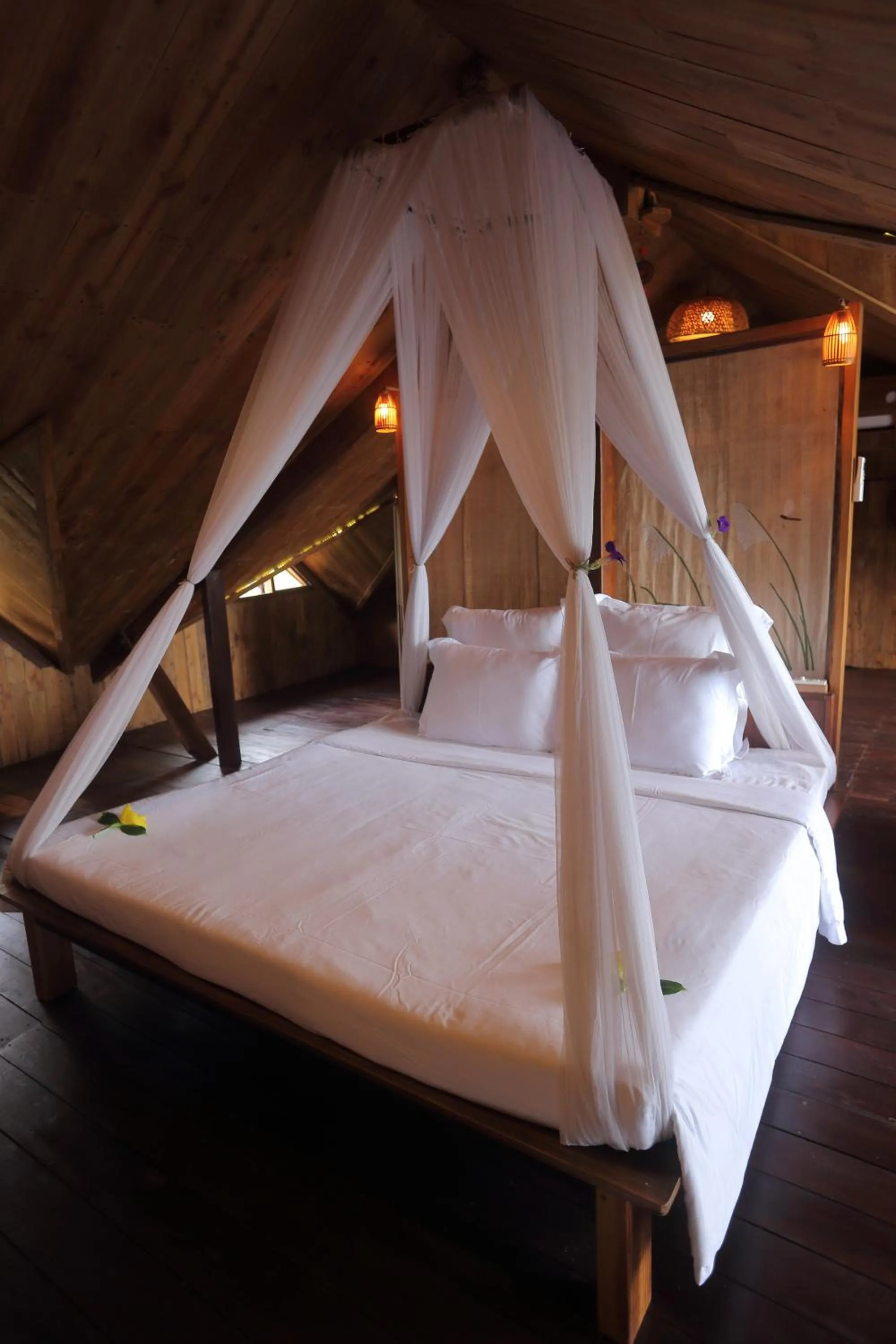 Bed in The Trang Villas