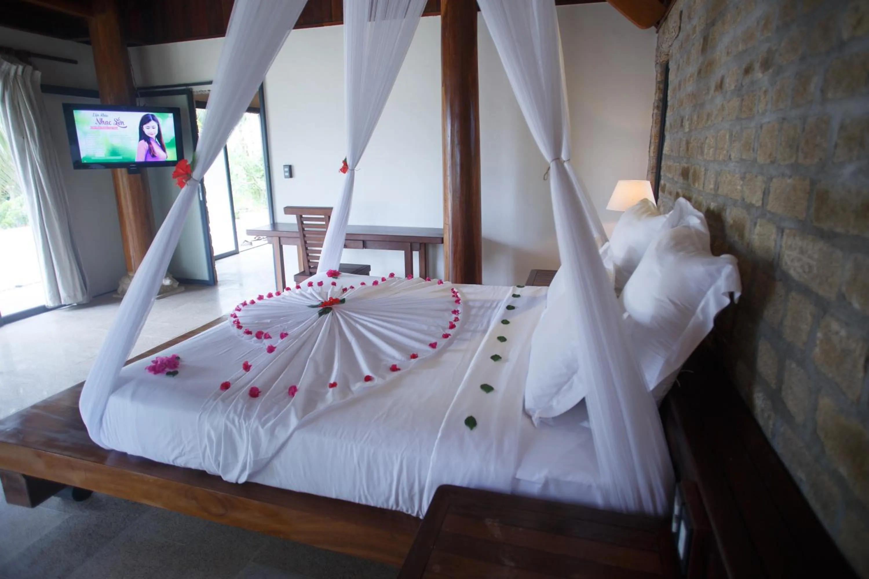 Bed in The Trang Villas