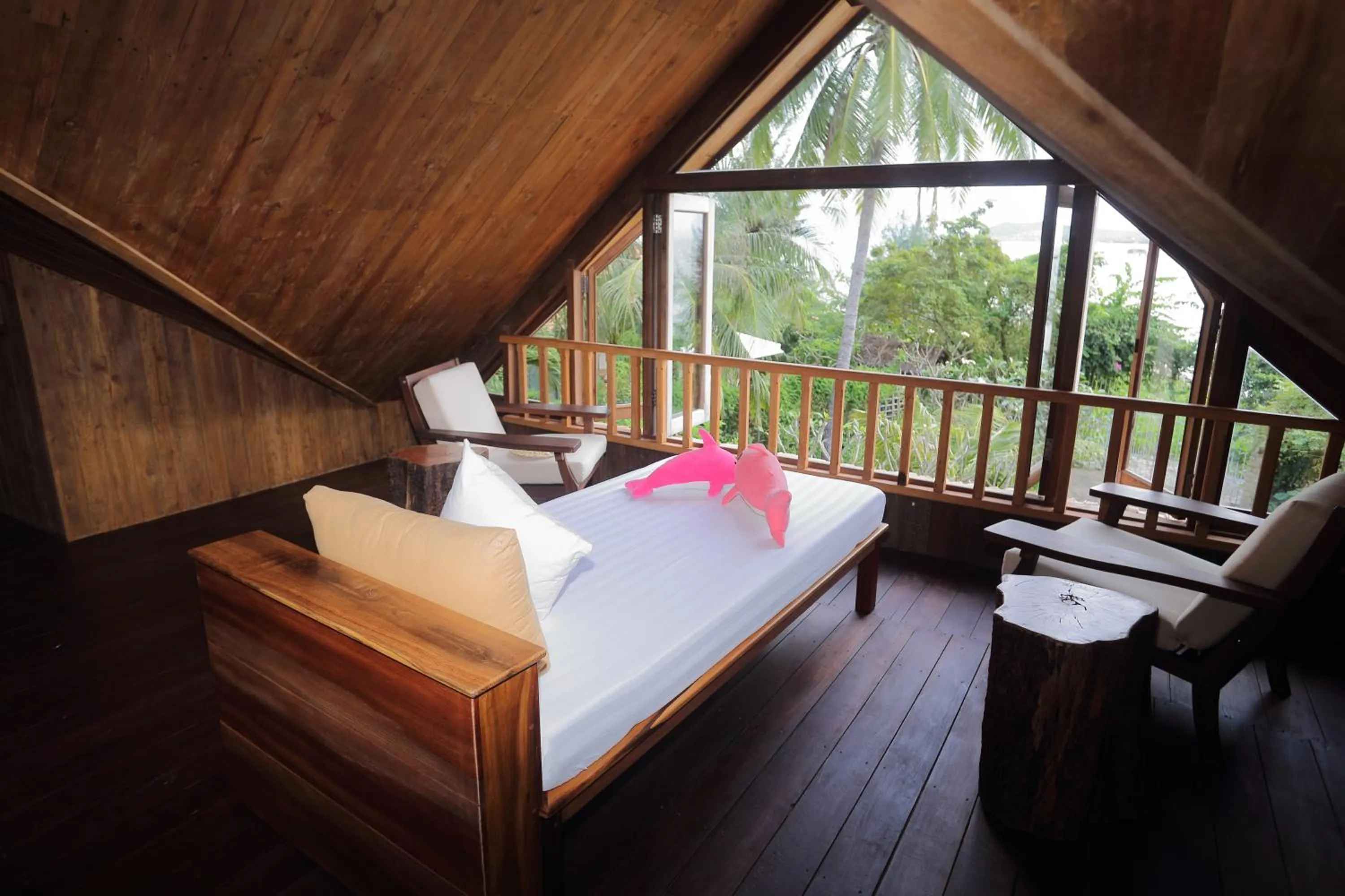 Bed in The Trang Villas
