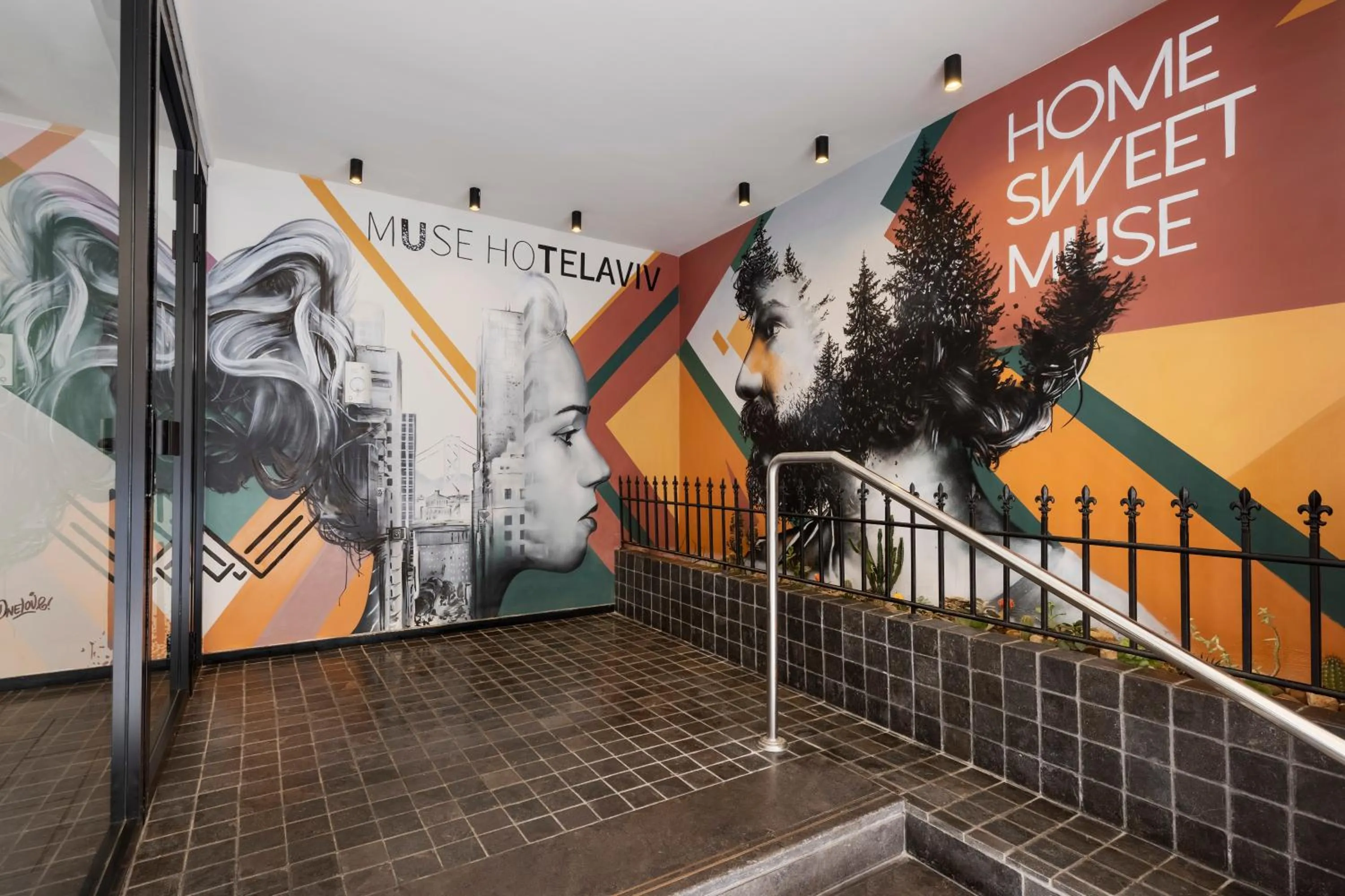 Facade/entrance in The Muse Boutique Hotel Tel Aviv