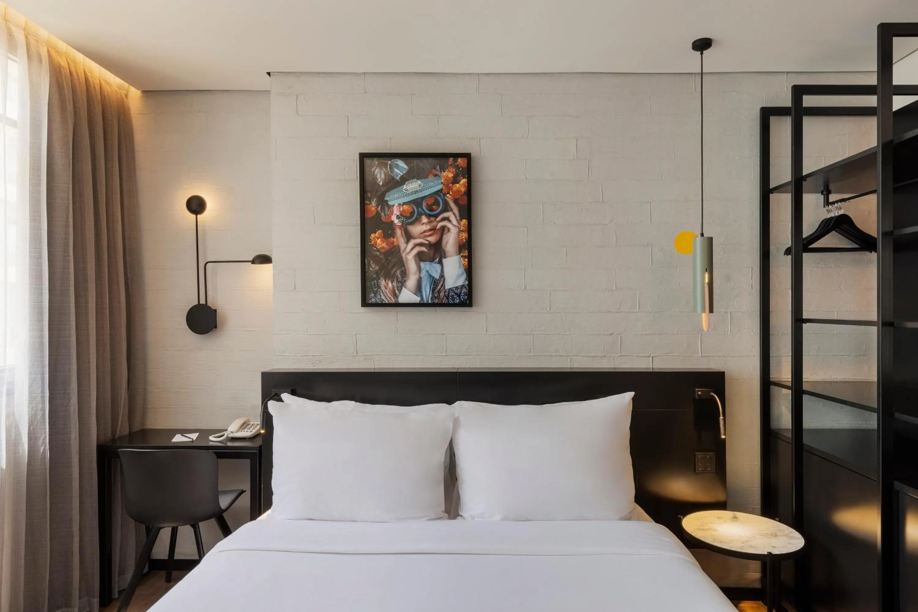 Bed in The Muse Boutique Hotel Tel Aviv