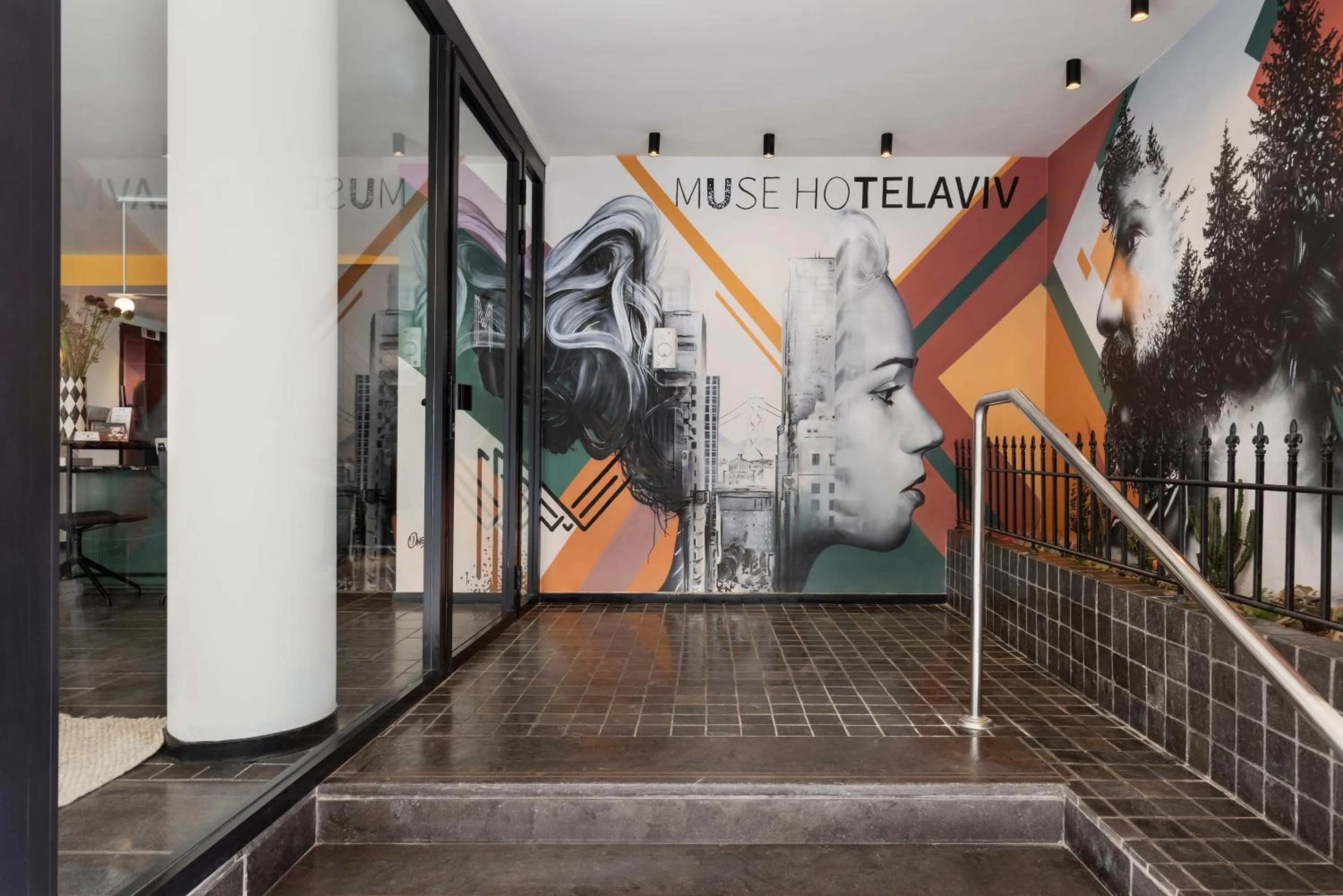 Facade/entrance in The Muse Boutique Hotel Tel Aviv