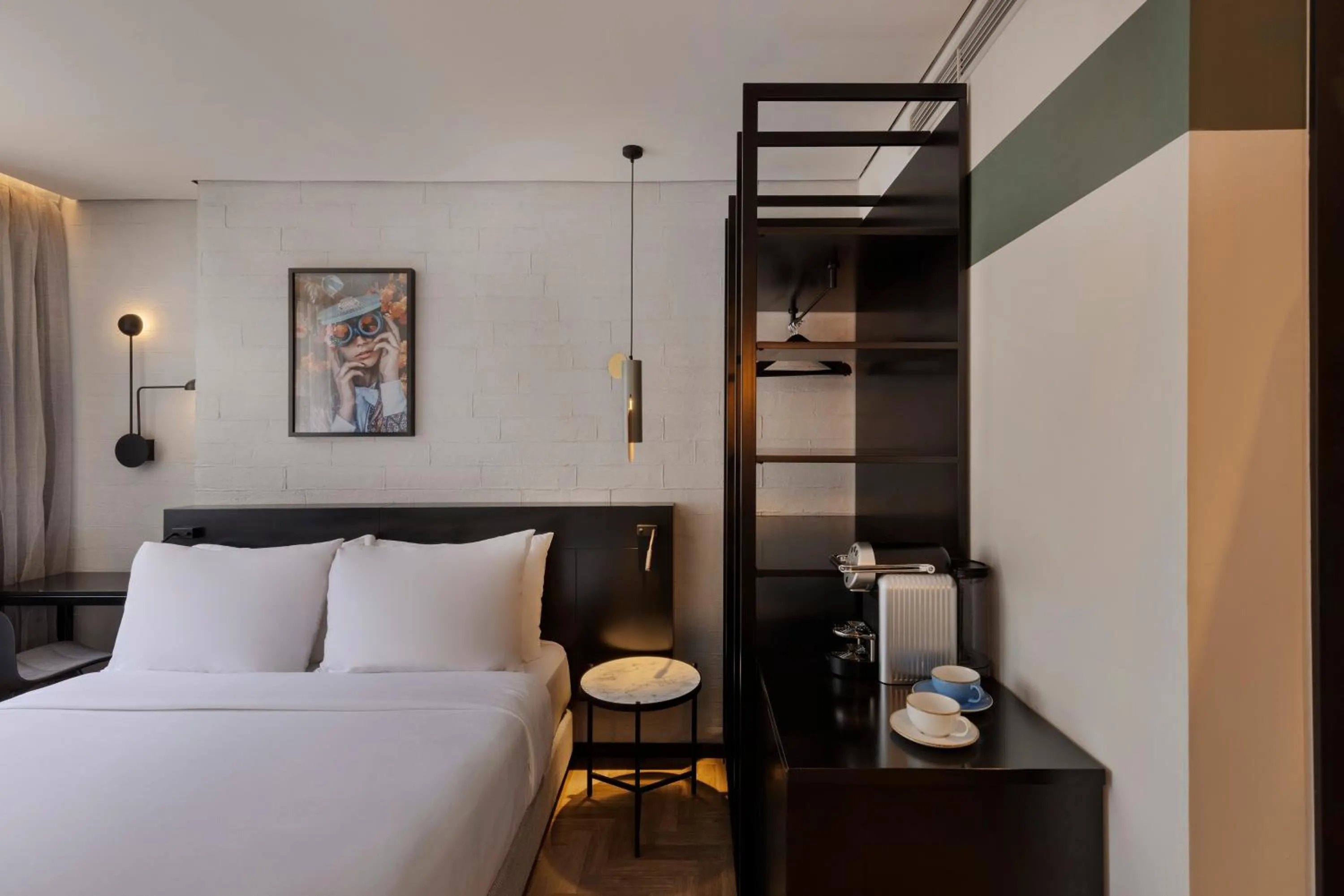 Bed in The Muse Boutique Hotel Tel Aviv