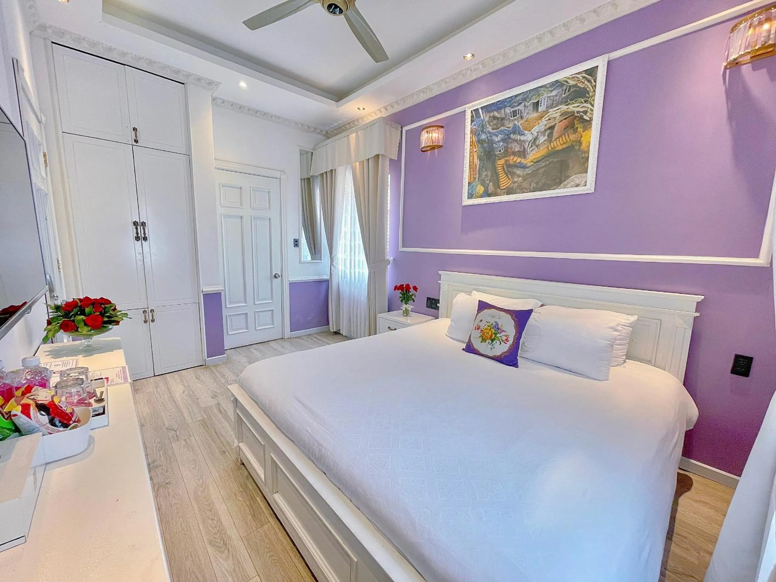 Bed in Dalat Boutique Hotel
