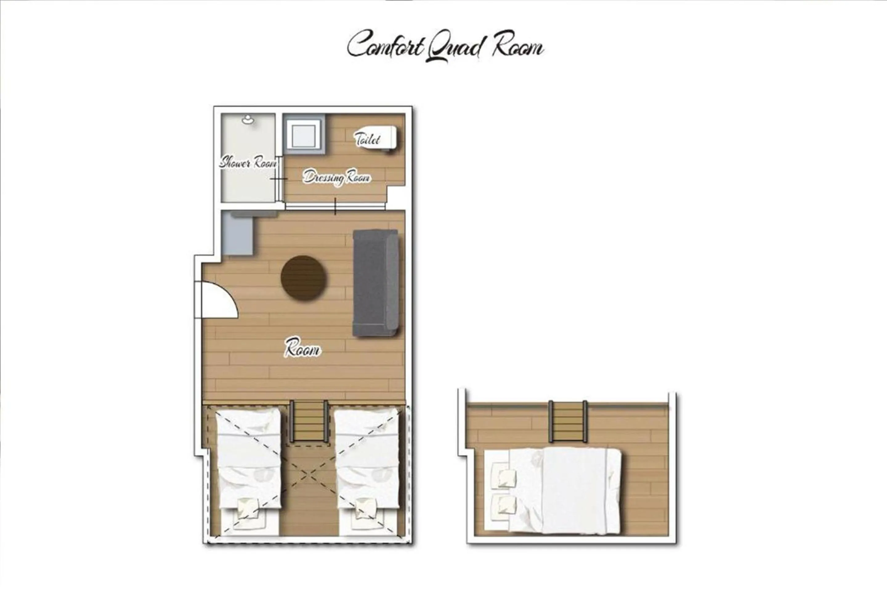 Floor plan in ZONK HOTEL Haruyoshi