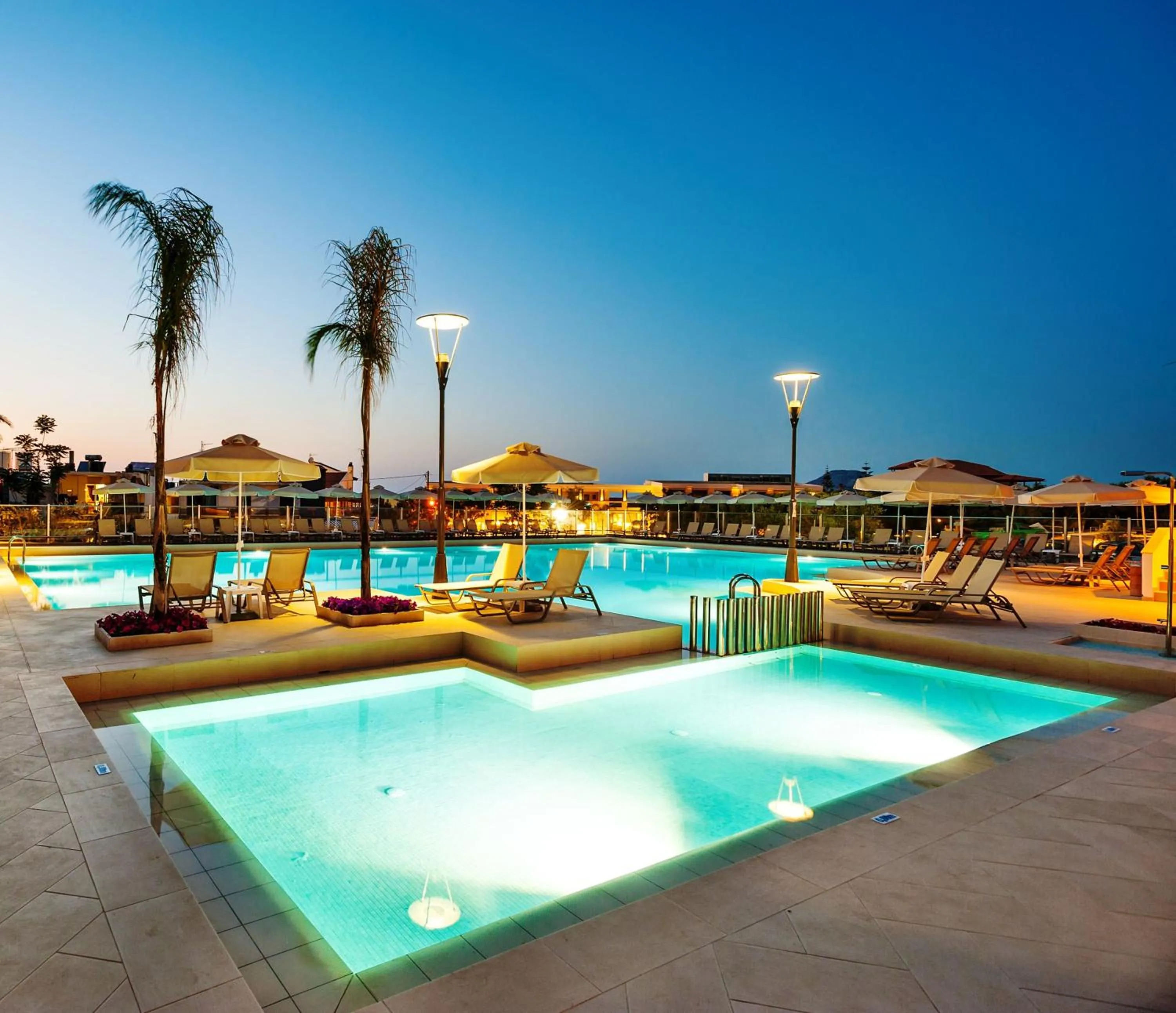 Property building in Porto Platanias Village Resort