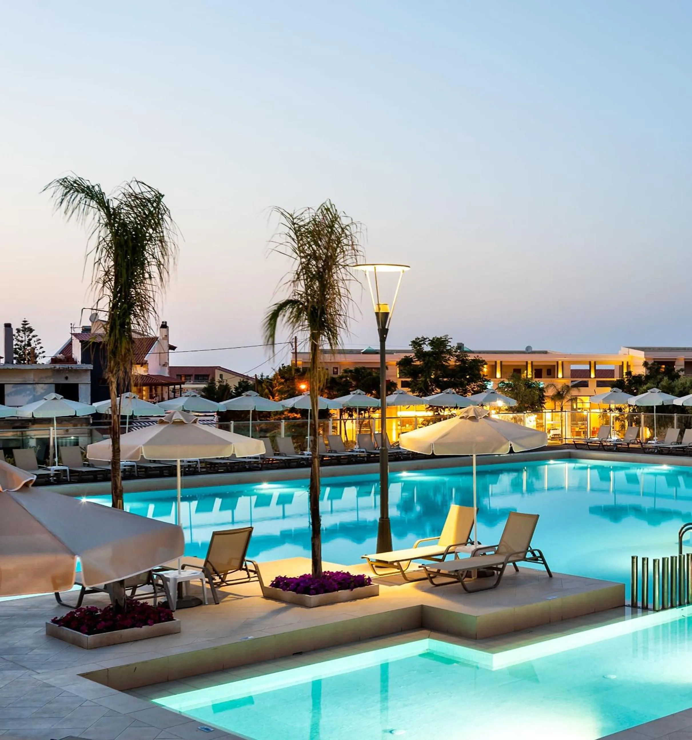 Property building in Porto Platanias Village Resort