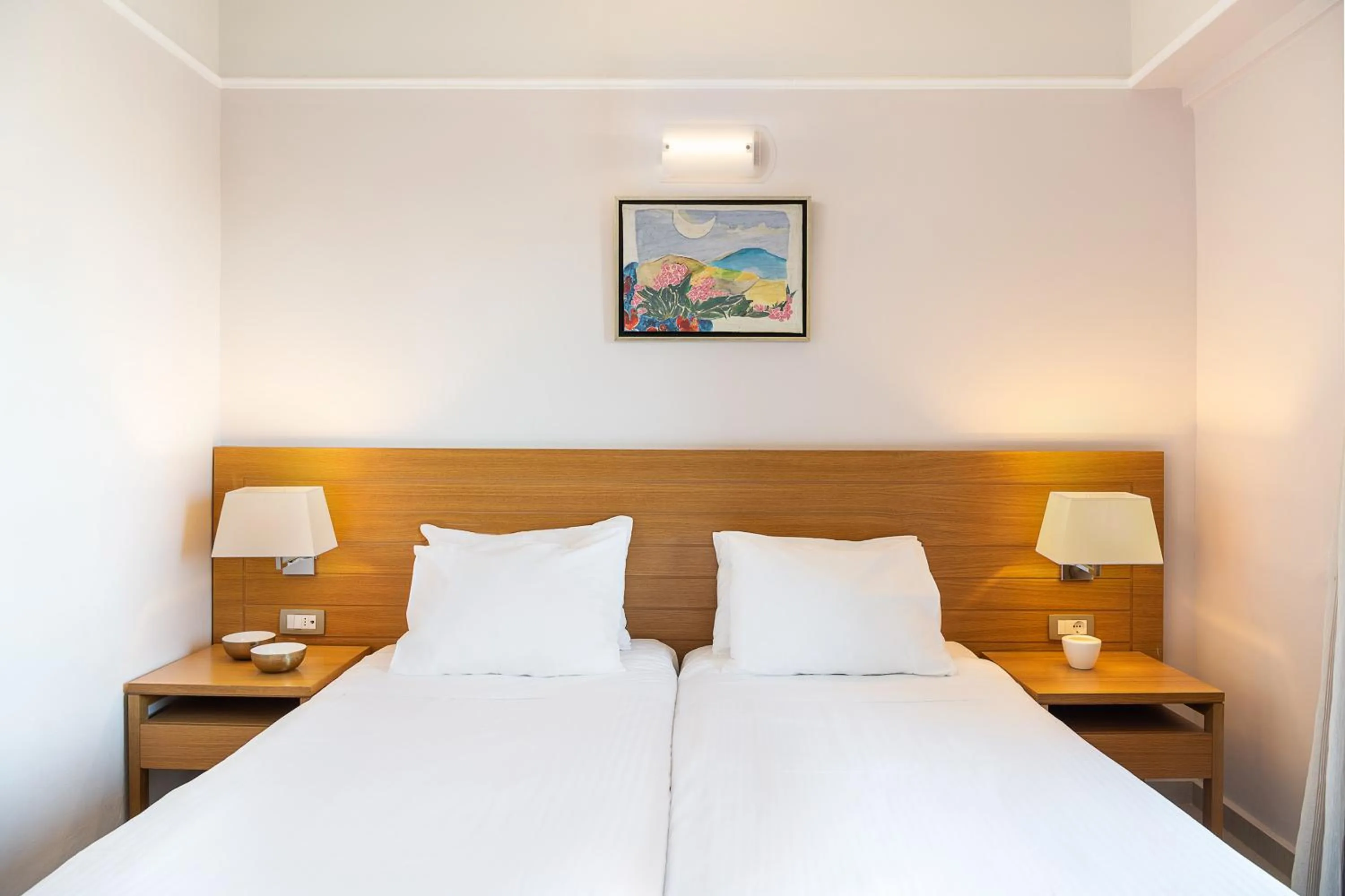 Bed in Porto Platanias Village Resort