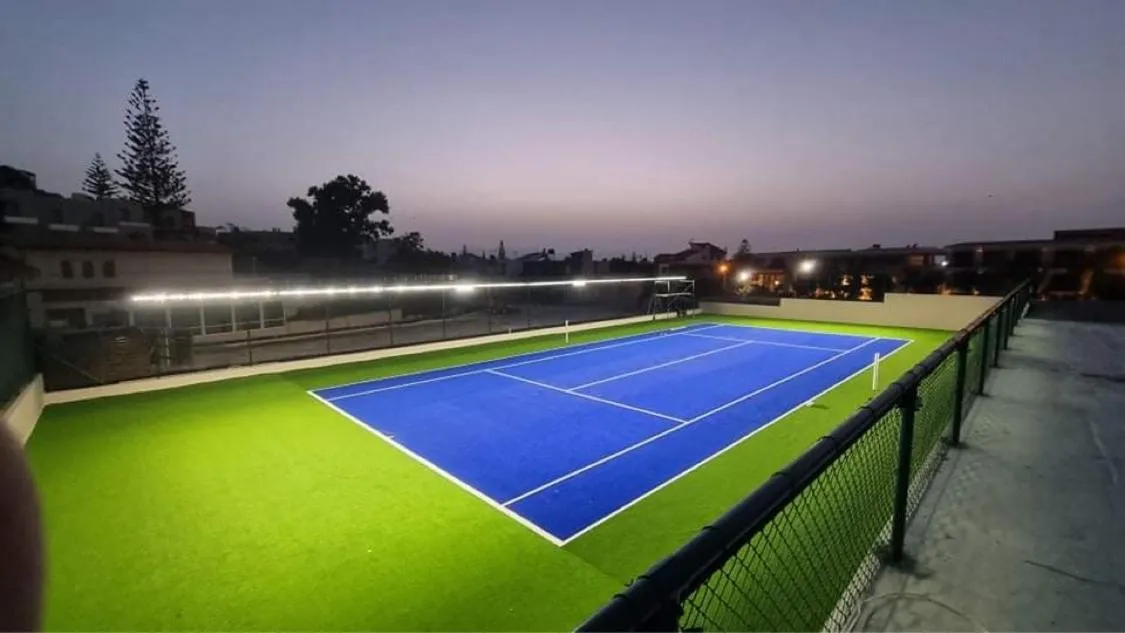 Tennis court in Porto Platanias Village Resort