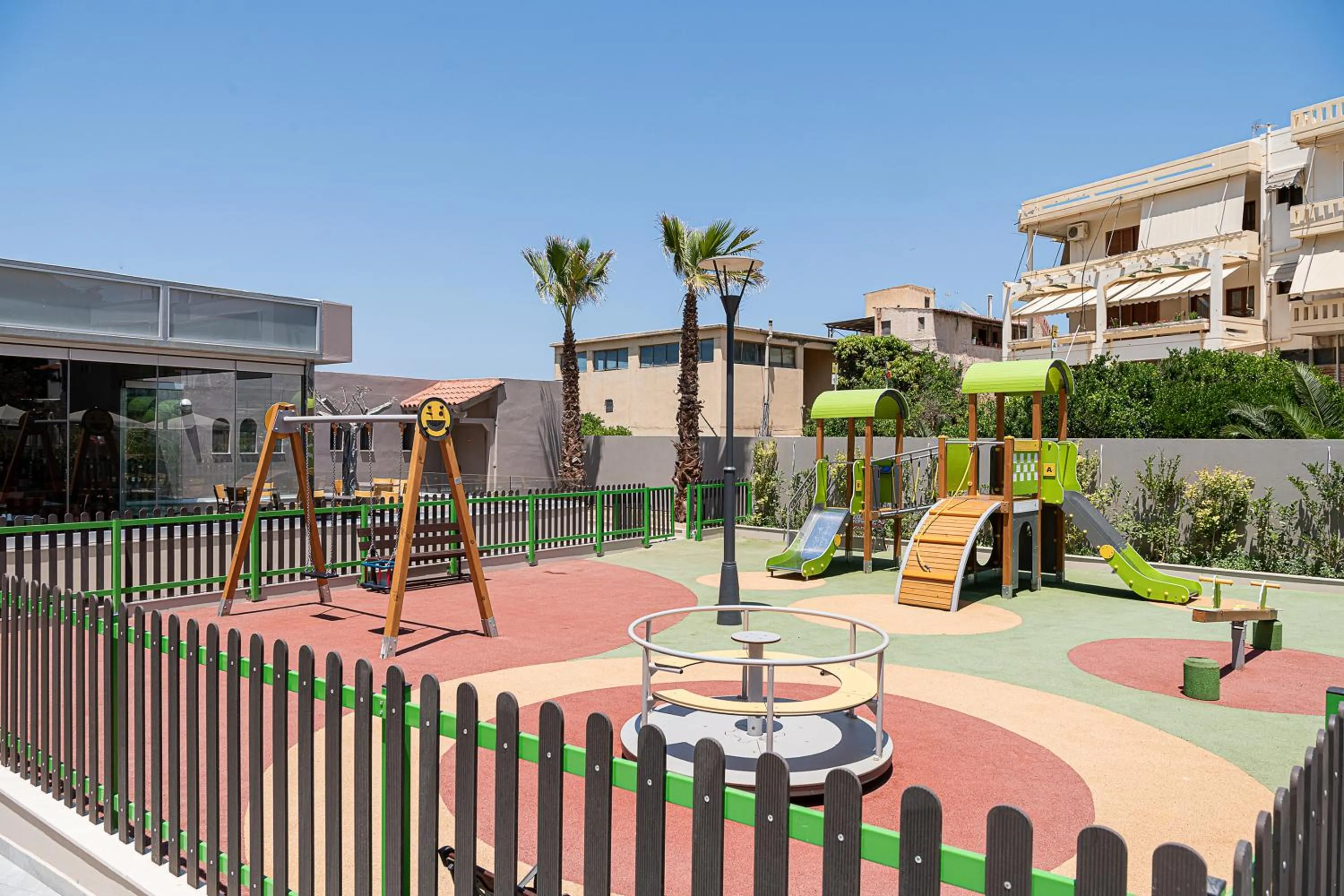 Children play ground in Porto Platanias Village Resort