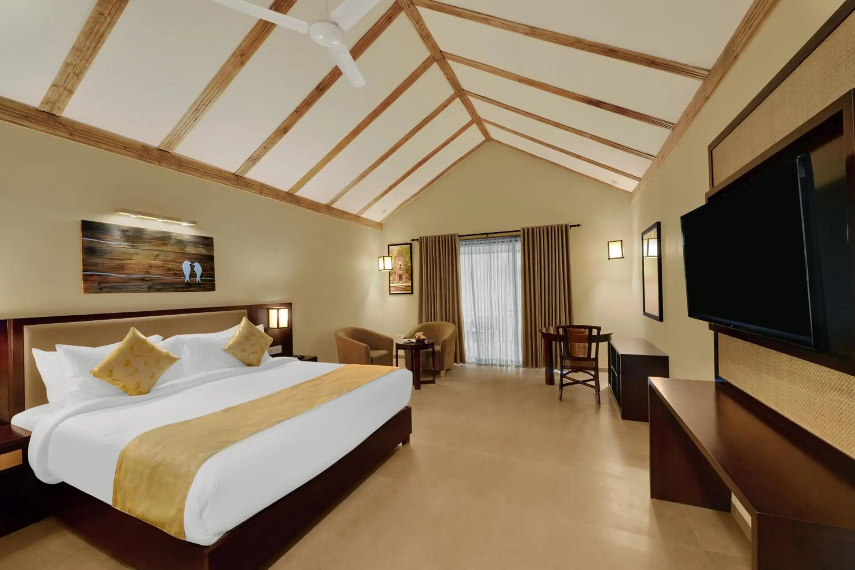 Bedroom, Bed in The Fern Sattva Resort - Polo Forest Bedroom, Bed in The Fern Sattva Resort - Polo Forest