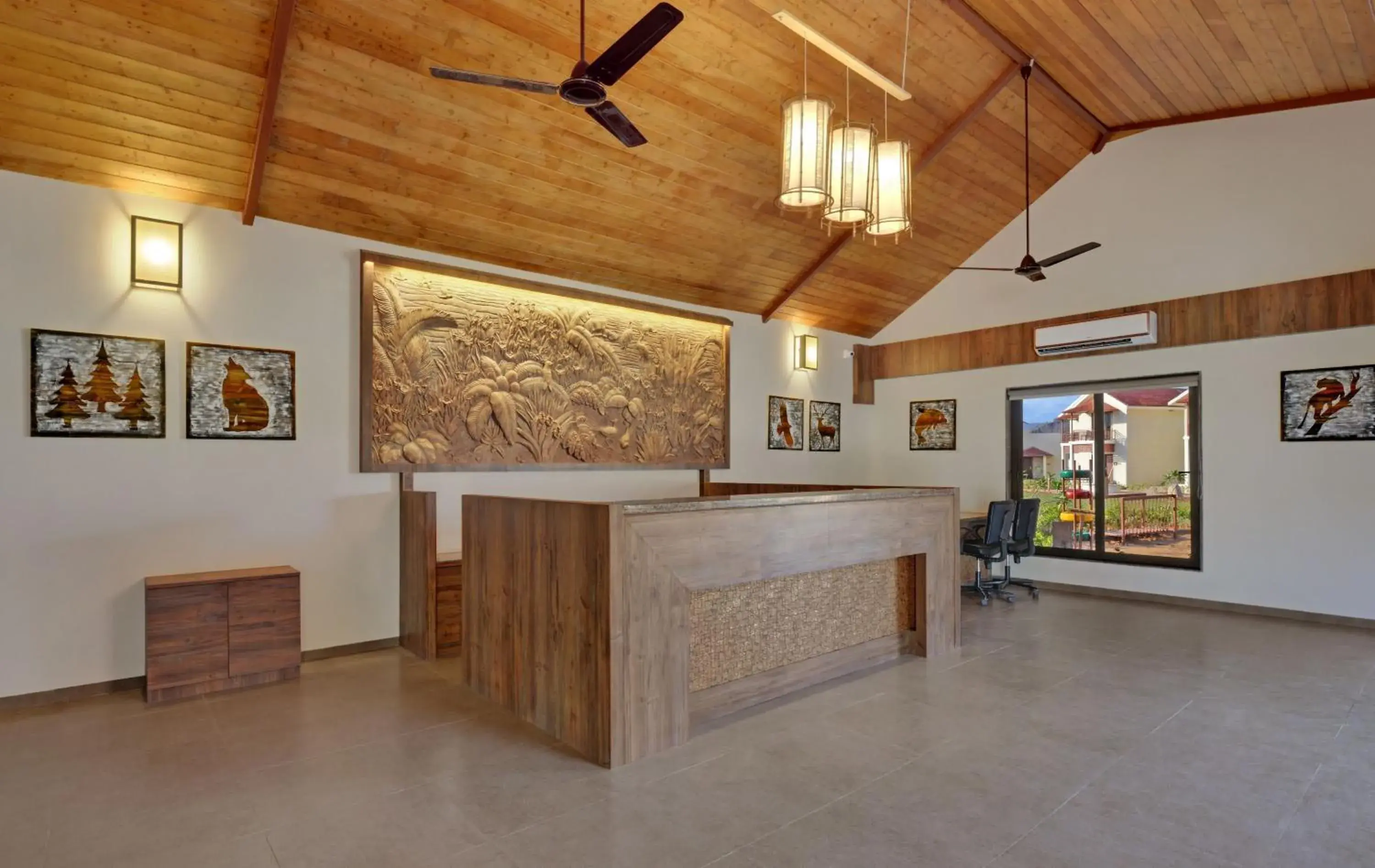 Lobby or reception in The Fern Sattva Resort - Polo Forest Lobby or reception in The Fern Sattva Resort - Polo Forest