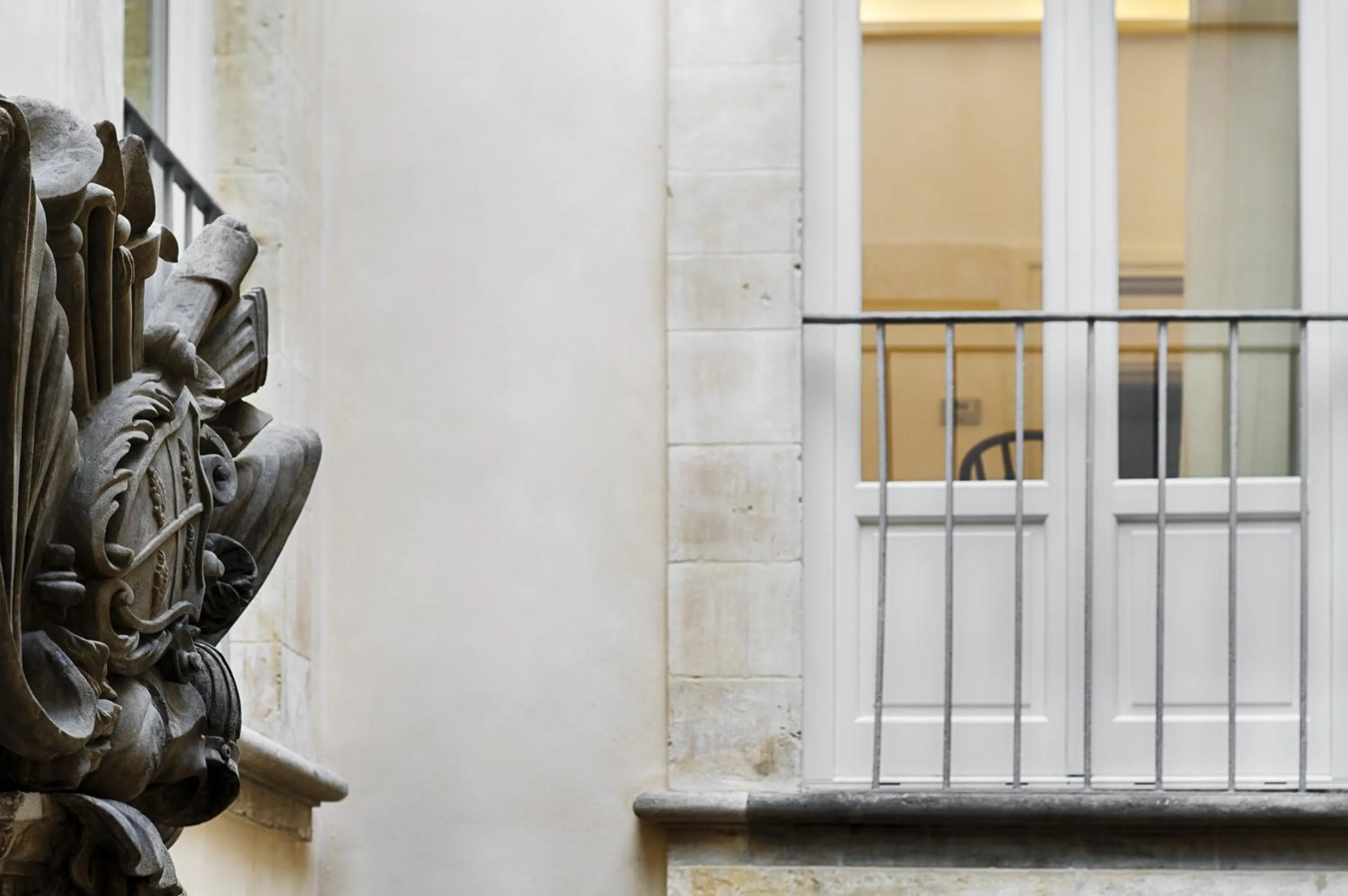 Decorative detail in A.D. 1768 Boutique Hotel